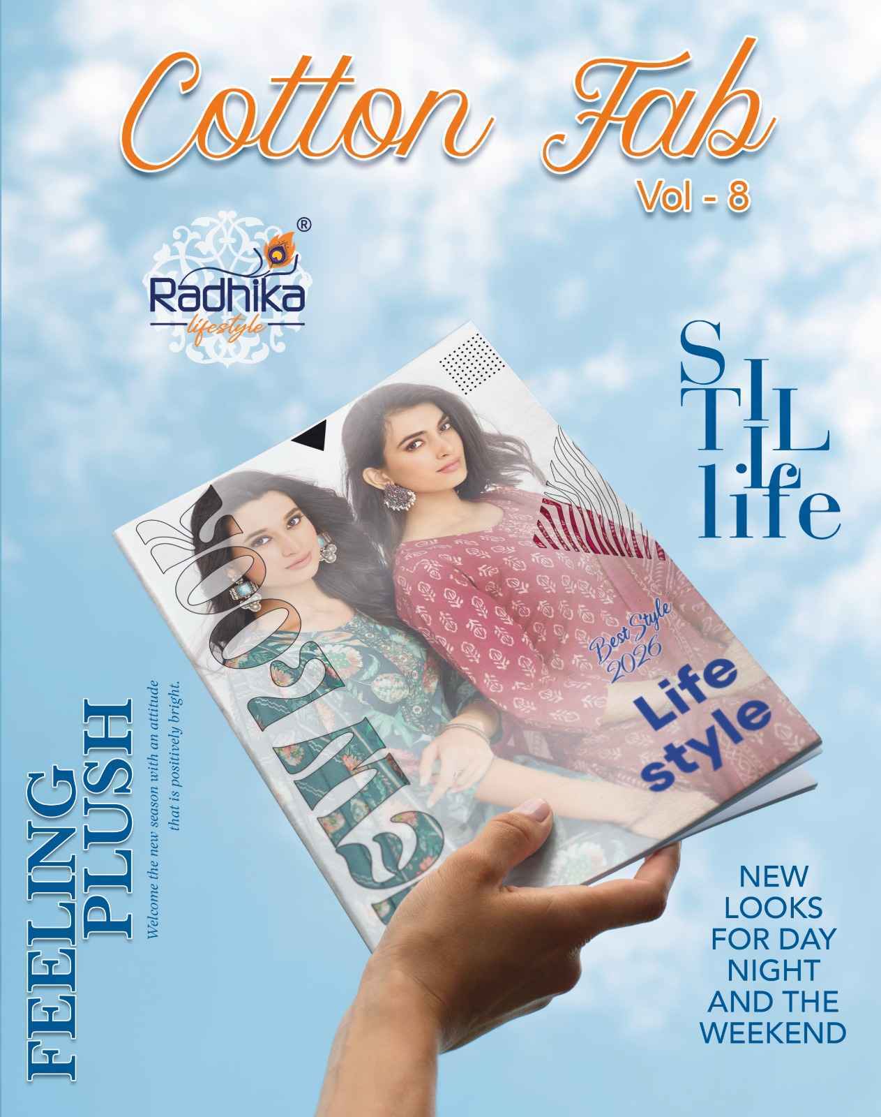 Radhika Lifestyle Cotton Fab Vol 8 Cotton Kurti Combo Wholesale Price ( 11 pcs Catalogue )