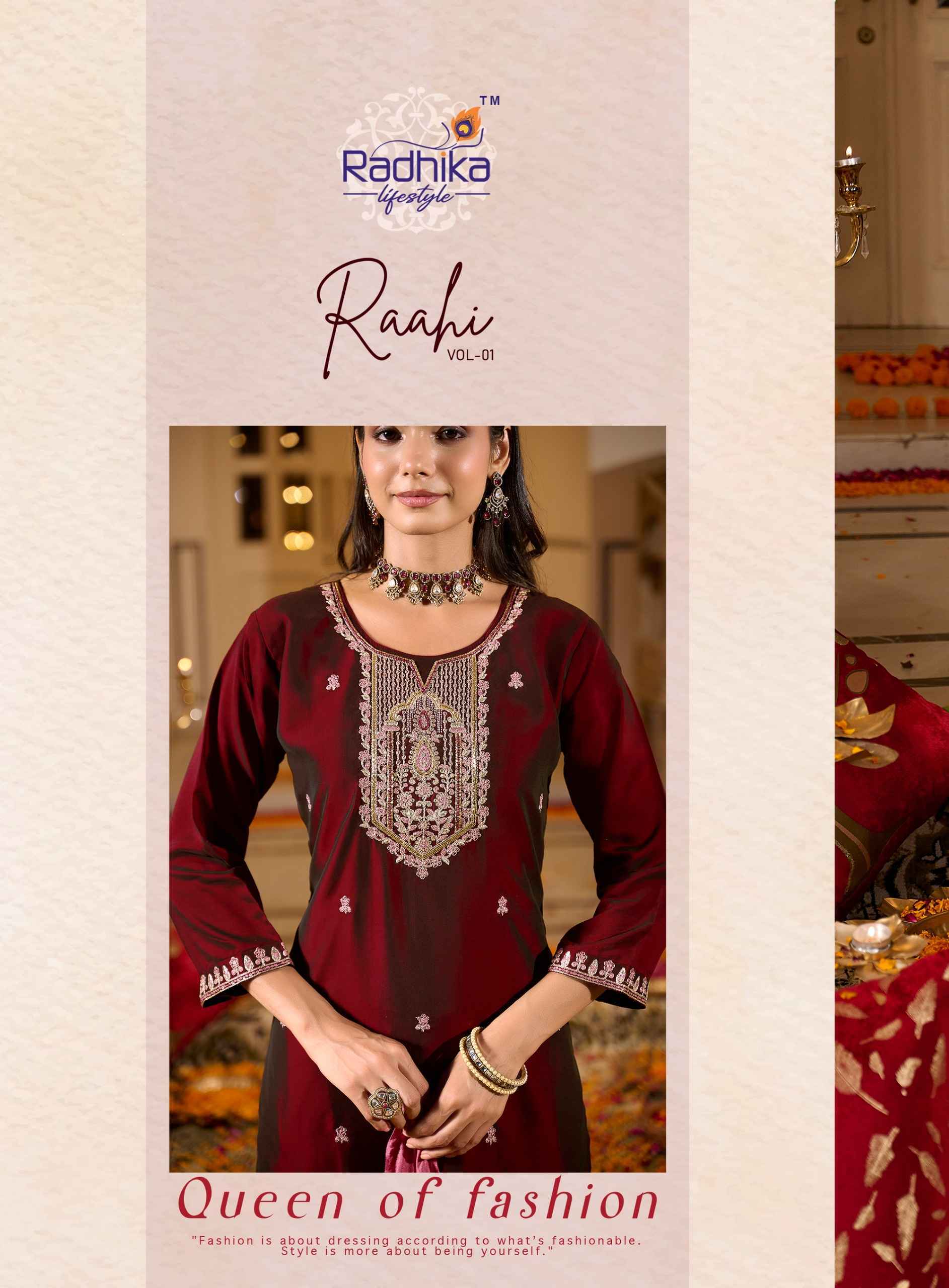 Radhika Lifestyle Rahi Vol 1 Silk Readymade Suits - Wholesale Factory price ( 6 pcs Catalogue )