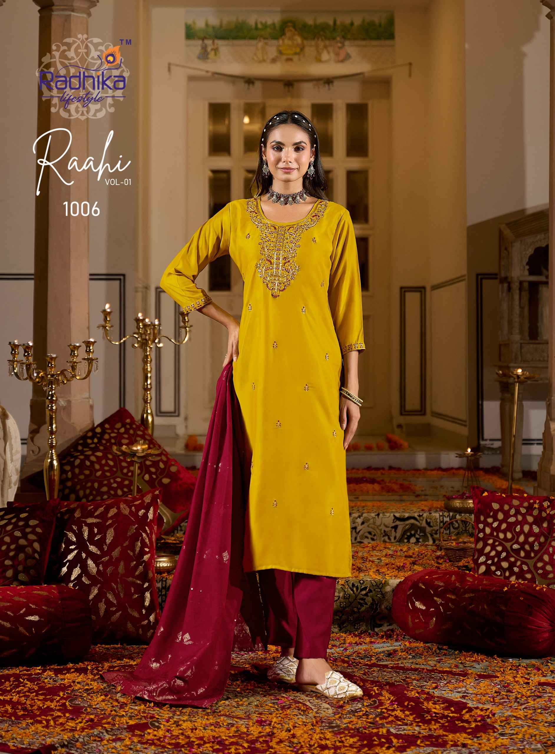 Radhika Lifestyle Rahi Vol 1 Silk Readymade Suits - Wholesale Factory price ( 6 pcs Catalogue )
