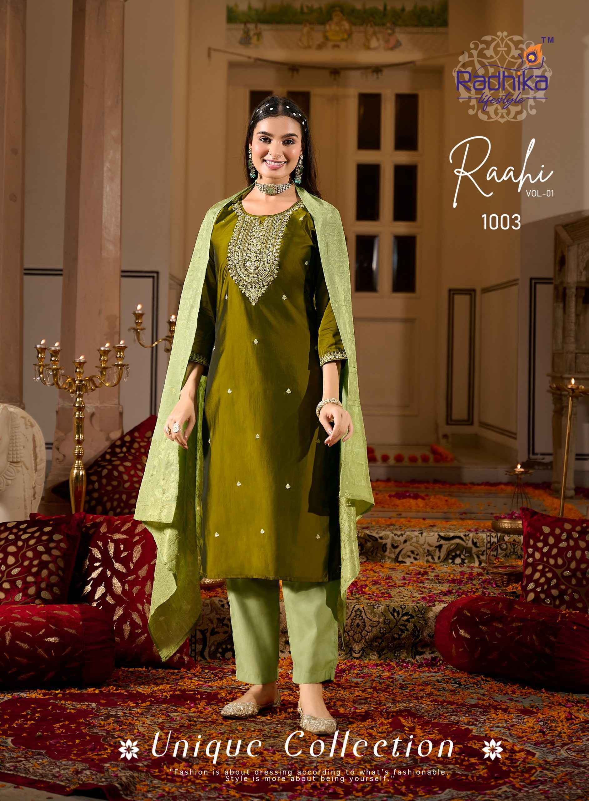 Radhika Lifestyle Rahi Vol 1 Silk Readymade Suits - Wholesale Factory price ( 6 pcs Catalogue )