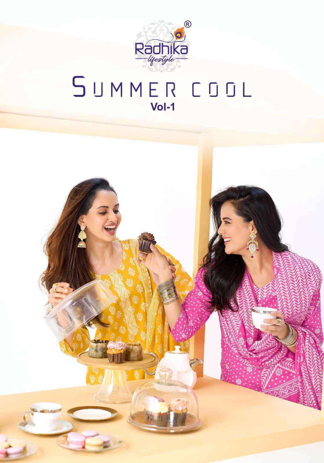 Radhika Lifestyle Summer Cool Vol 1 Cotton Kurti Catalog With Price ( 10 pcs Catalogue )