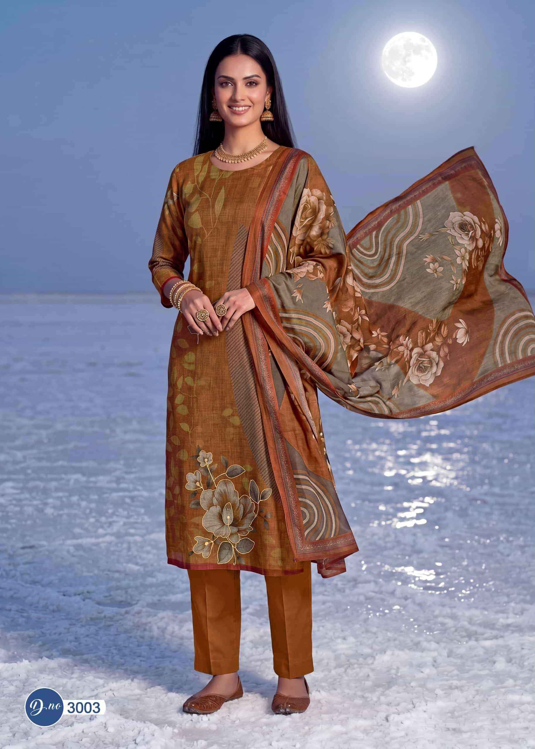 Rahi Fab Rising Gold Vol 3 Pure Cotton Dress Material Surat Wholesale Market ( 8 Pcs Catalogue )