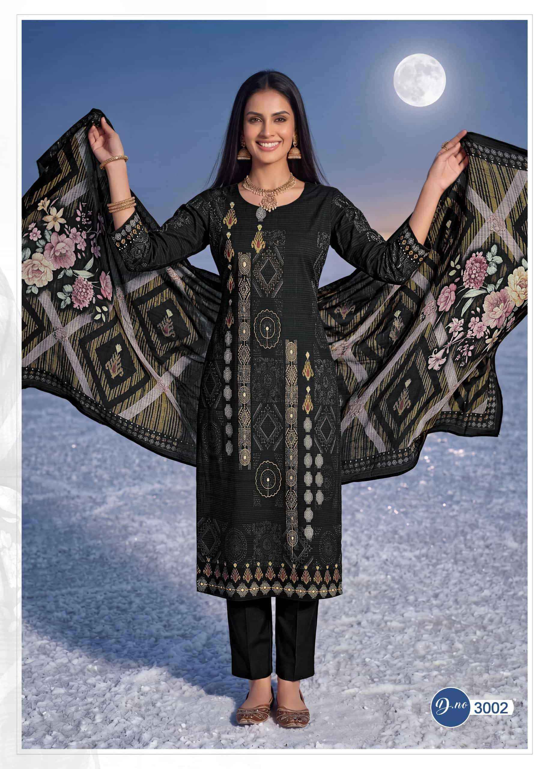 Rahi Fab Rising Gold Vol 3 Pure Cotton Dress Material Surat Wholesale Market ( 8 Pcs Catalogue )