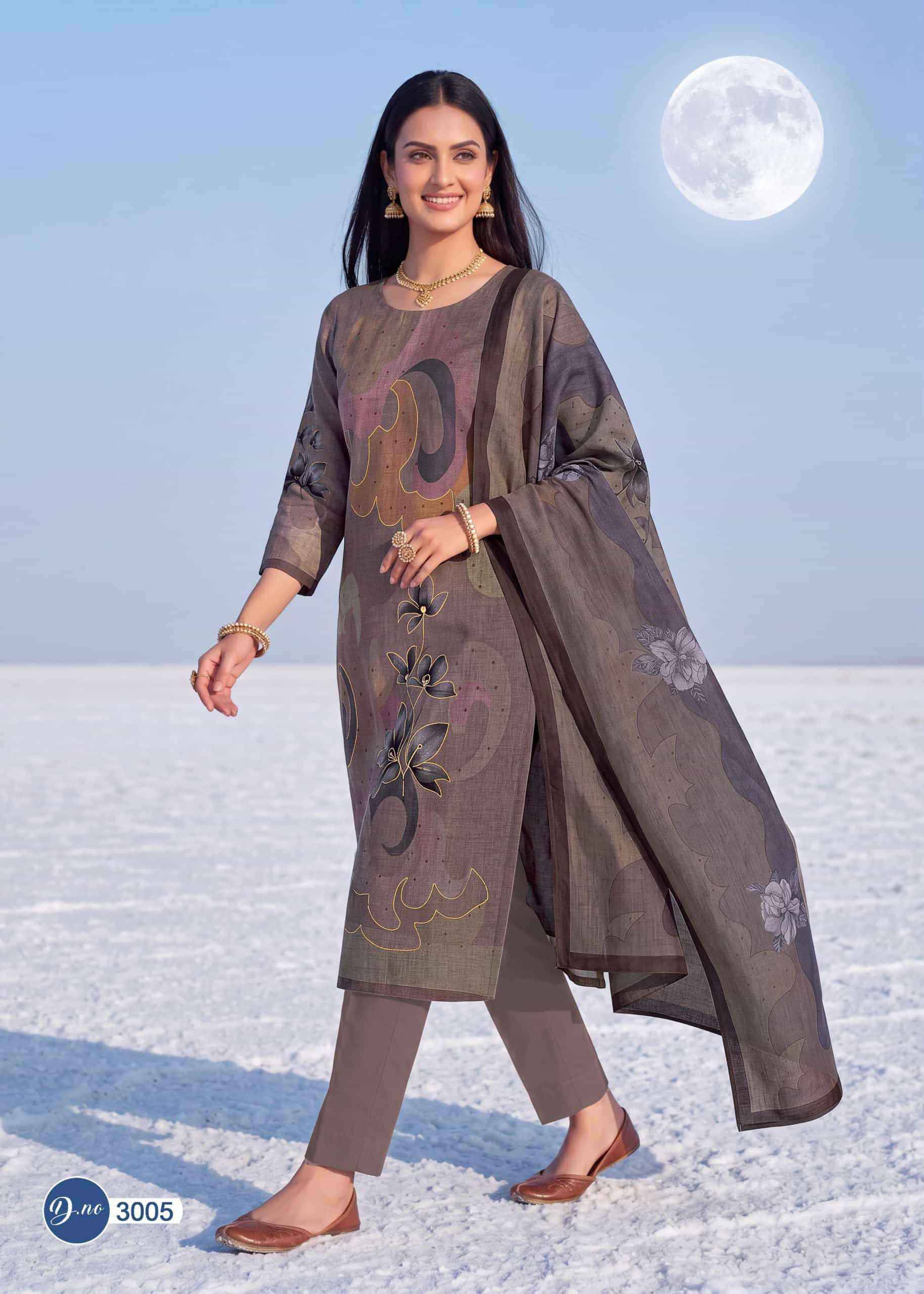 Rahi Fab Rising Gold Vol 3 Pure Cotton Dress Material Surat Wholesale Market ( 8 Pcs Catalogue )
