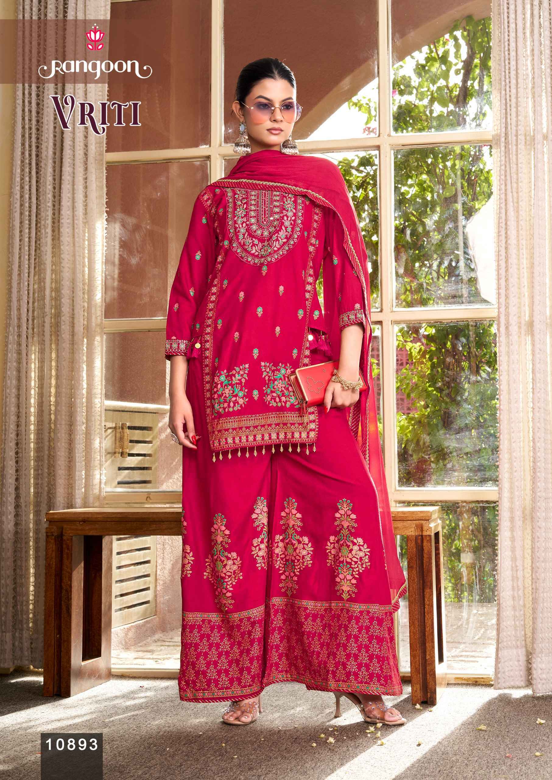 Rangoon Vriti Readymade Rayon Dress Collection _ Wholesale Factory Rate ( 4 Pcs Catalog )