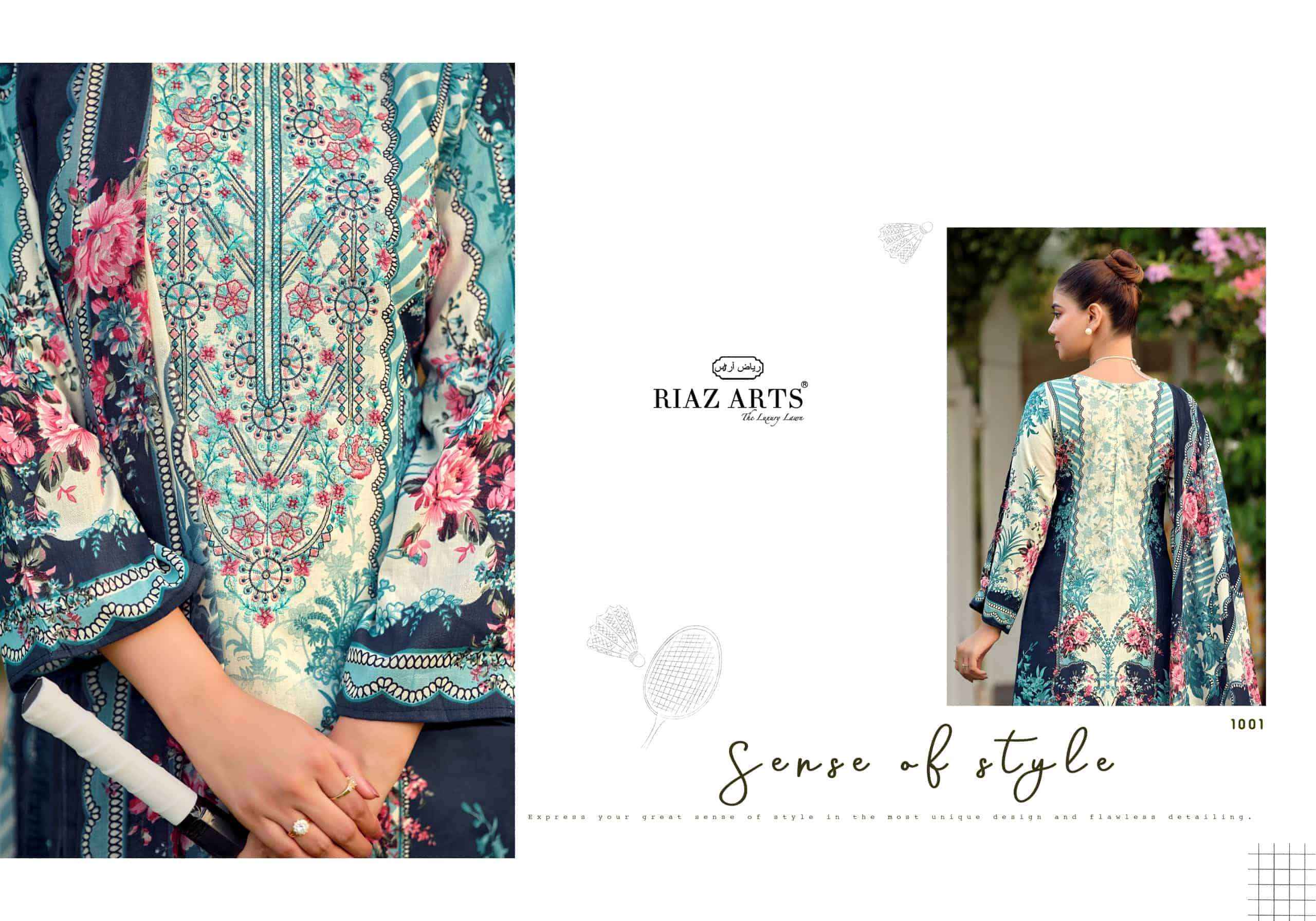 Riaz Arts Nayra Vol 44 Pure Cotton Pakistani Dress Material Wholesale Surat ( 8 Pcs Catalogue )