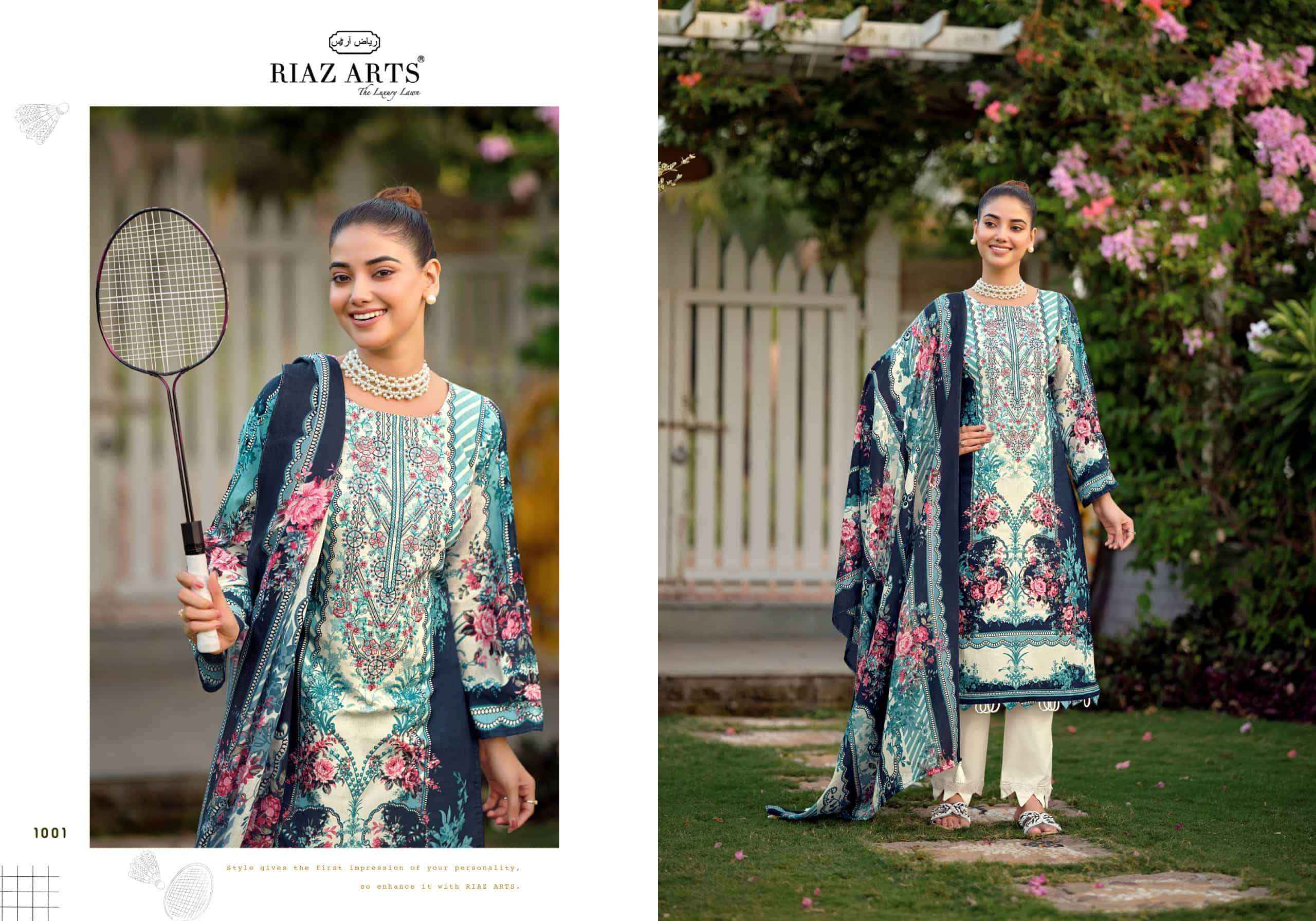 Riaz Arts Nayra Vol 44 Pure Cotton Pakistani Dress Material Wholesale Surat ( 8 Pcs Catalogue )