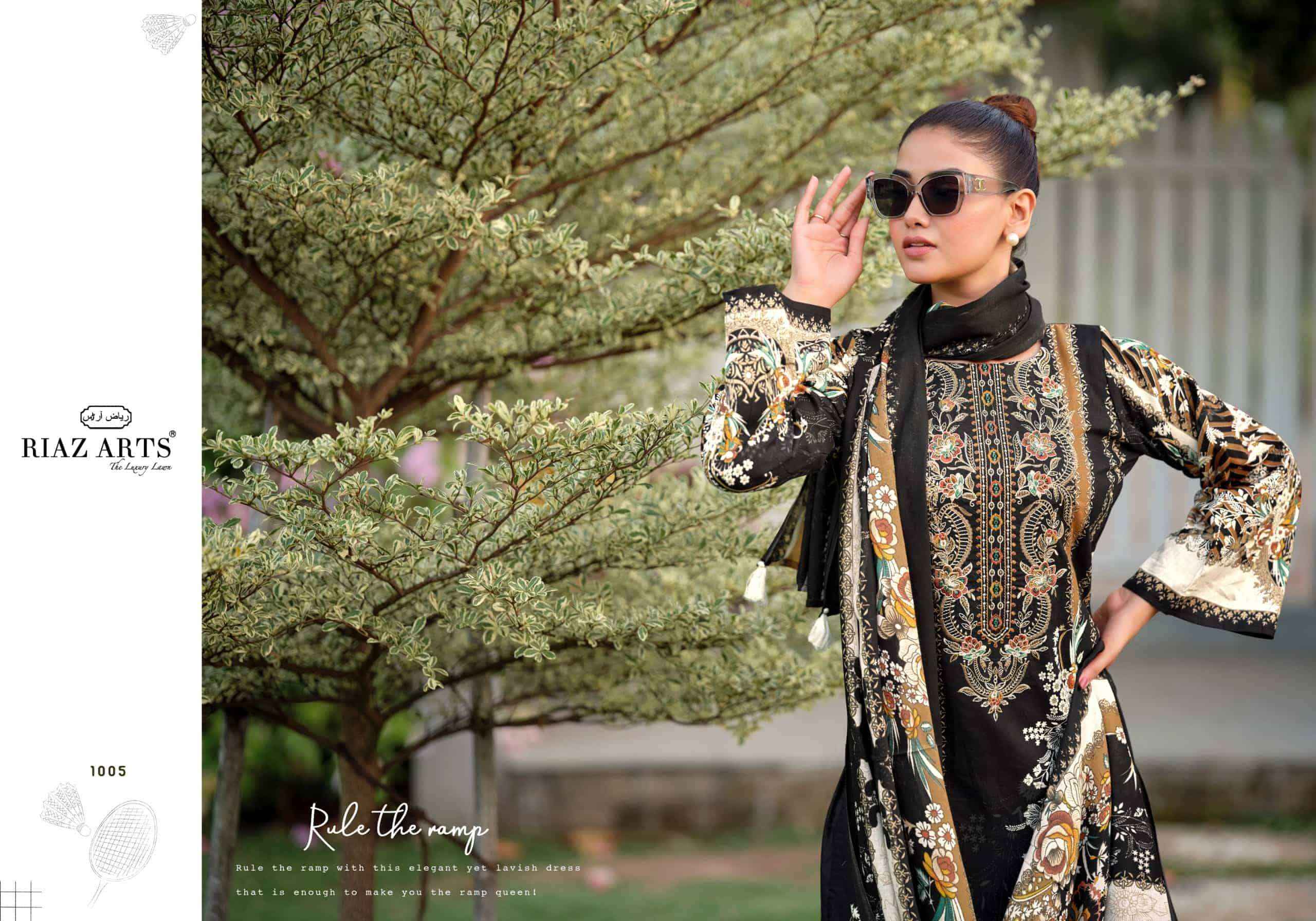 Riaz Arts Nayra Vol 44 Pure Cotton Pakistani Dress Material Wholesale Surat ( 8 Pcs Catalogue )
