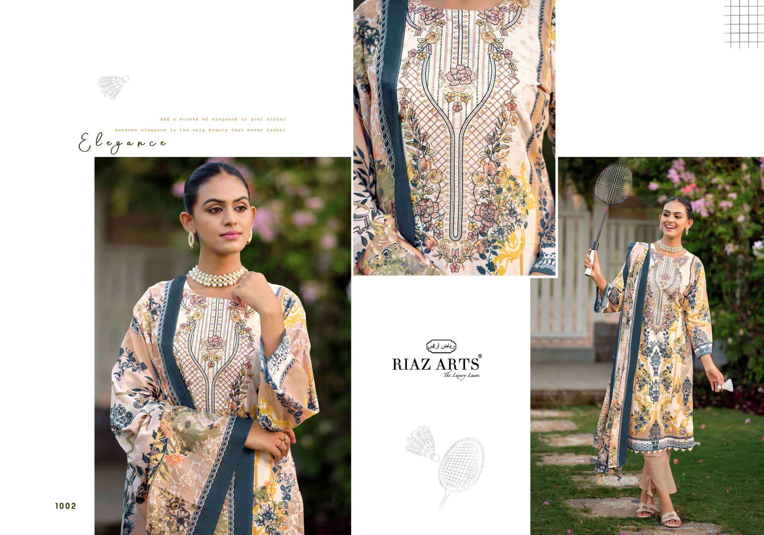 Riaz Arts Nayra Vol 44 Pure Cotton Pakistani Dress Material Wholesale Surat ( 8 Pcs Catalogue )