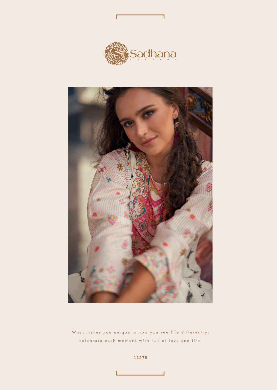 Sadhana Himani Pure Muslin Silk Ladies Dress _ Wholesale Factory ( 6 Pcs Catalog )