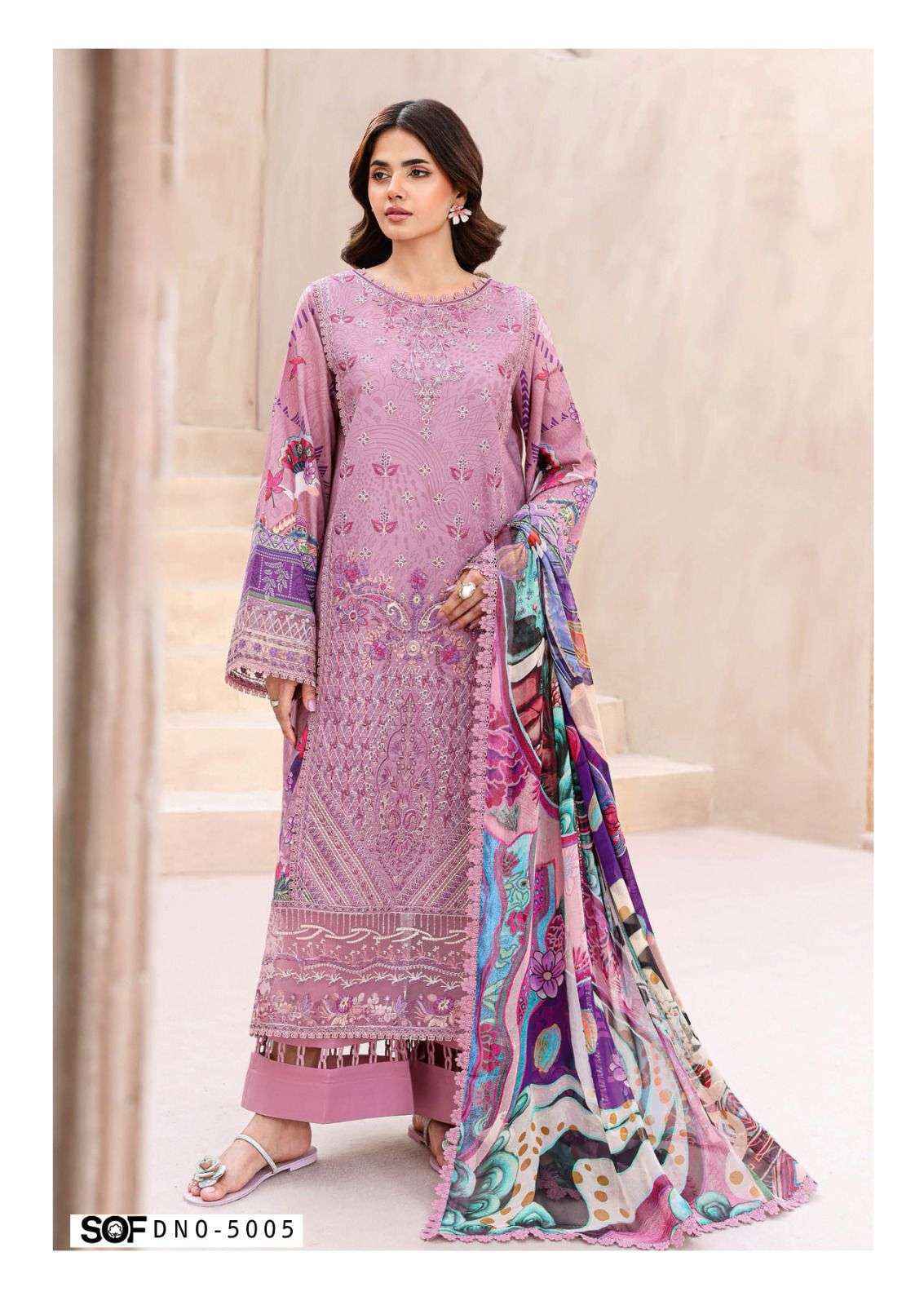Shree Om Fab Asim Jofa Vol 5 Cotton Dress Material _ Wholesale Factory Price ( 6 Pcs Catalog )