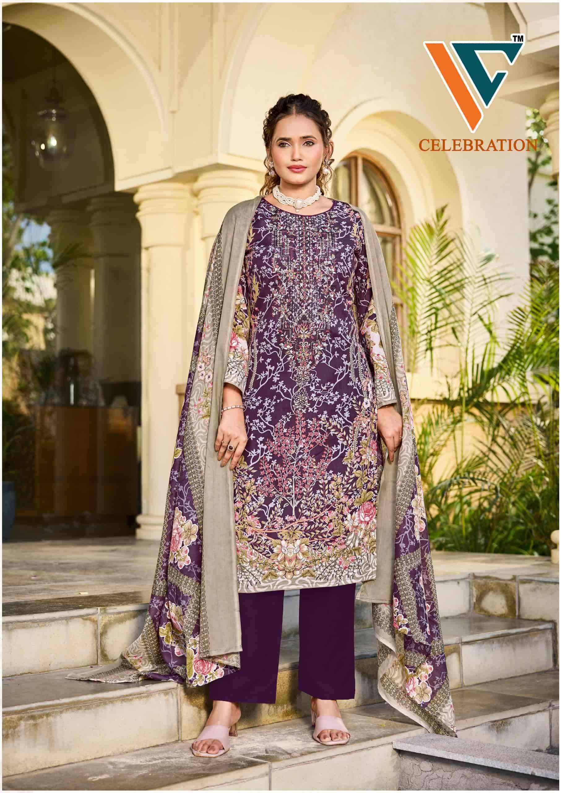 Vandana Fashion Celebration Vol 2 Pakistani Pakistani Suits Wholesale Price ( 8 Pcs Catalogue )