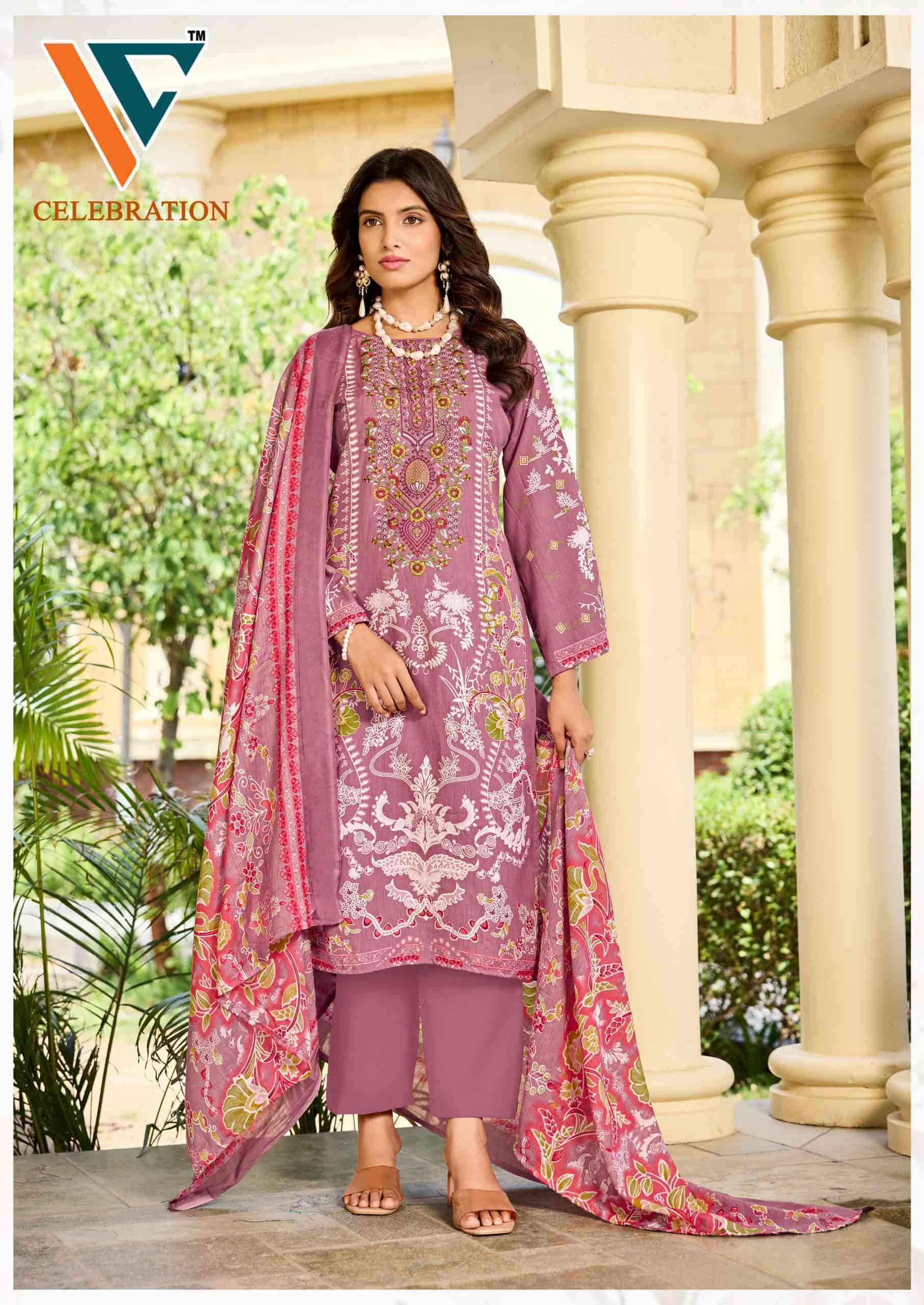 Vandana Fashion Celebration Vol 2 Pakistani Pakistani Suits Wholesale Price ( 8 Pcs Catalogue )