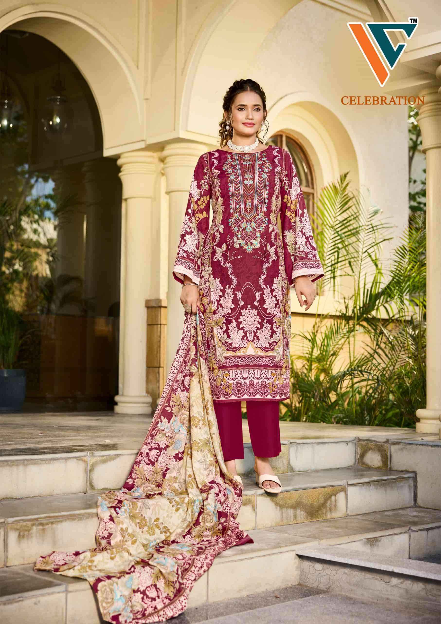 Vandana Fashion Celebration Vol 2 Pakistani Pakistani Suits Wholesale Price ( 8 Pcs Catalogue )