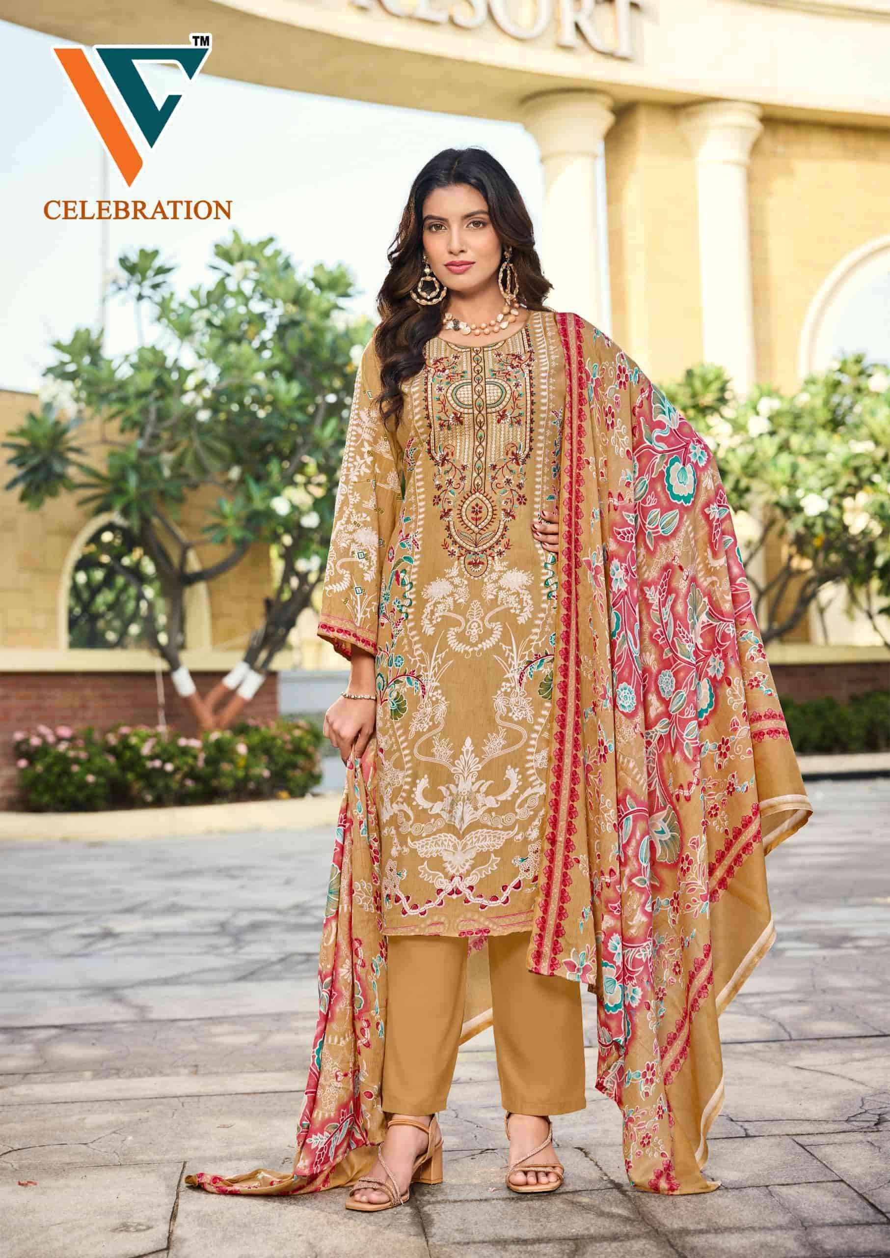 Vandana Fashion Celebration Vol 2 Pakistani Pakistani Suits Wholesale Price ( 8 Pcs Catalogue )