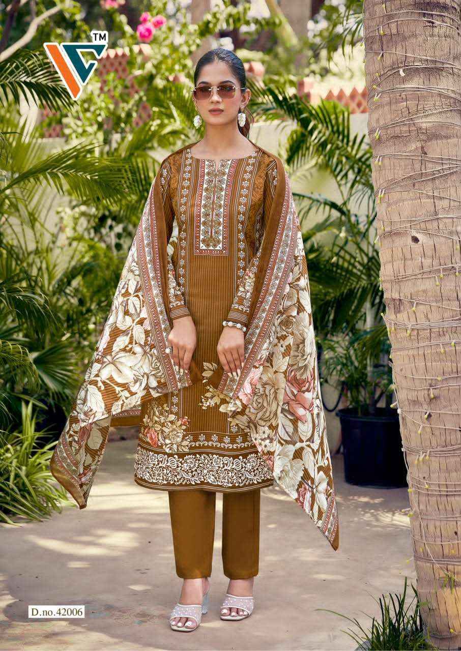 Vandana Fashion Karachi King Vol 42 Printed Cotton Dress Material _ Wholesale Factory Rate ( 8 Pcs Catalog )
