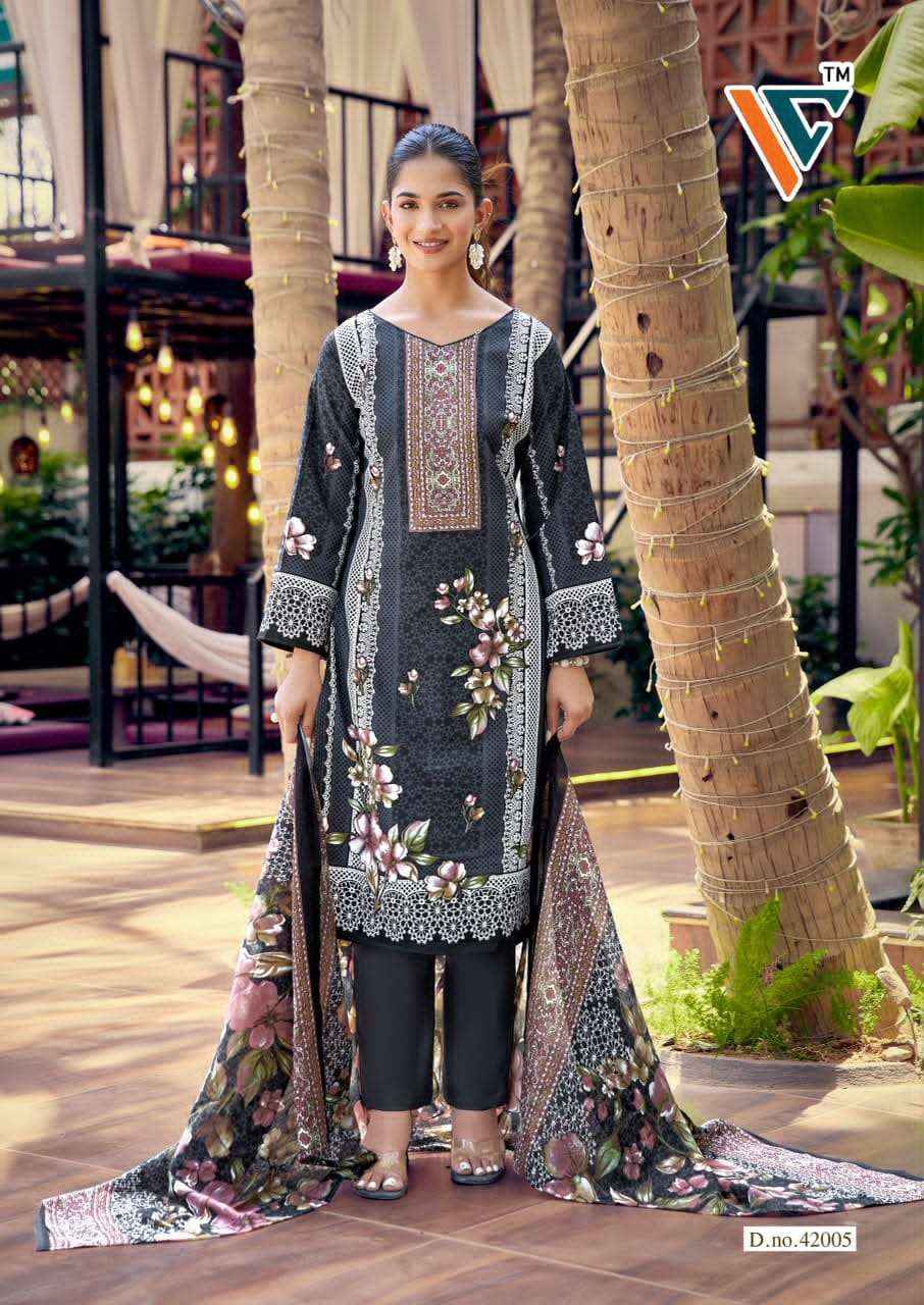 Vandana Fashion Karachi King Vol 42 Printed Cotton Dress Material _ Wholesale Factory Rate ( 8 Pcs Catalog )