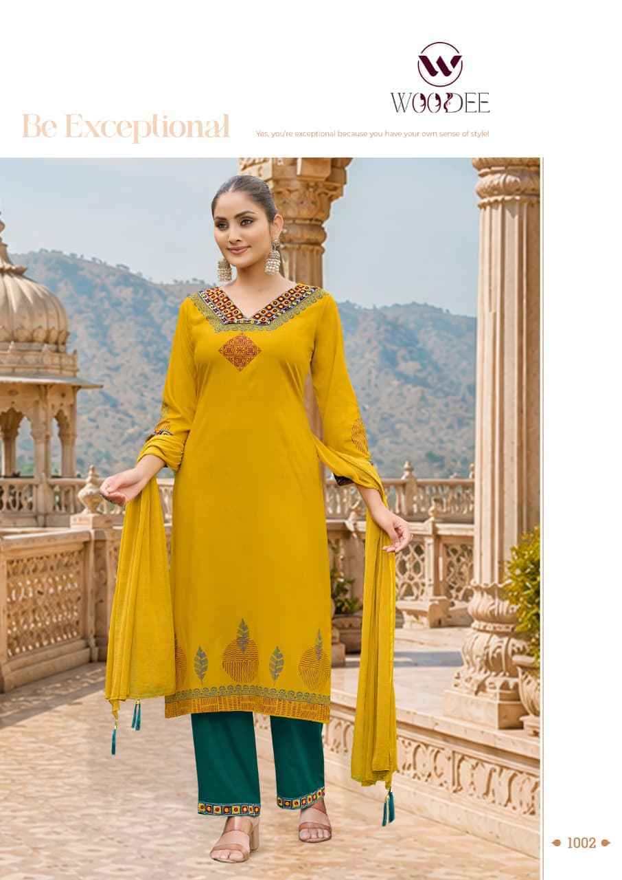Woodee Noor Rayon Kurti Combo Collection _ Wholesale Factory Rate ( 6 Pcs Catalog )