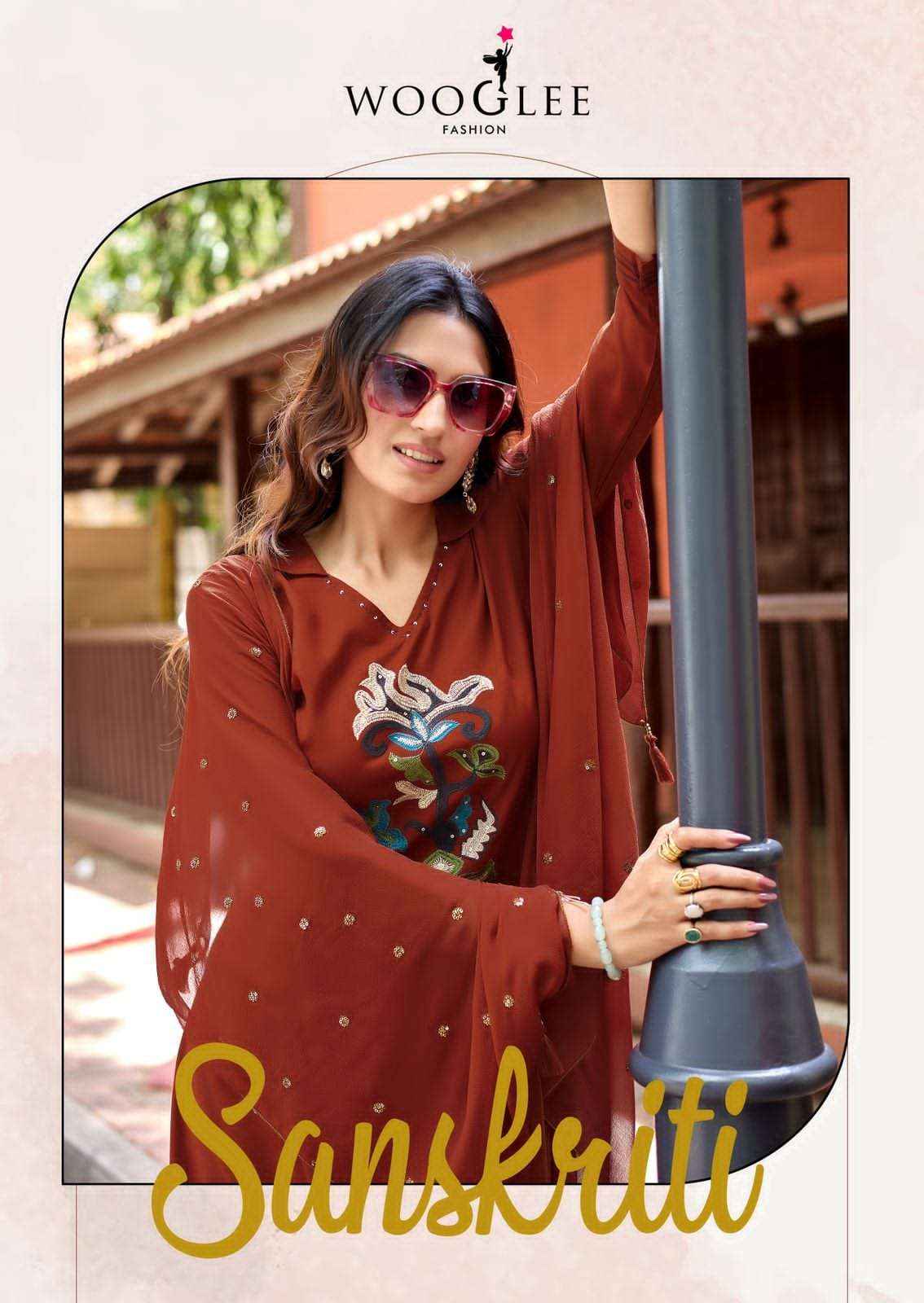 Wooglee Fashion Sanskriti Readymade Suits Wholesale Market Surat ( 6 Pcs Catalogue )