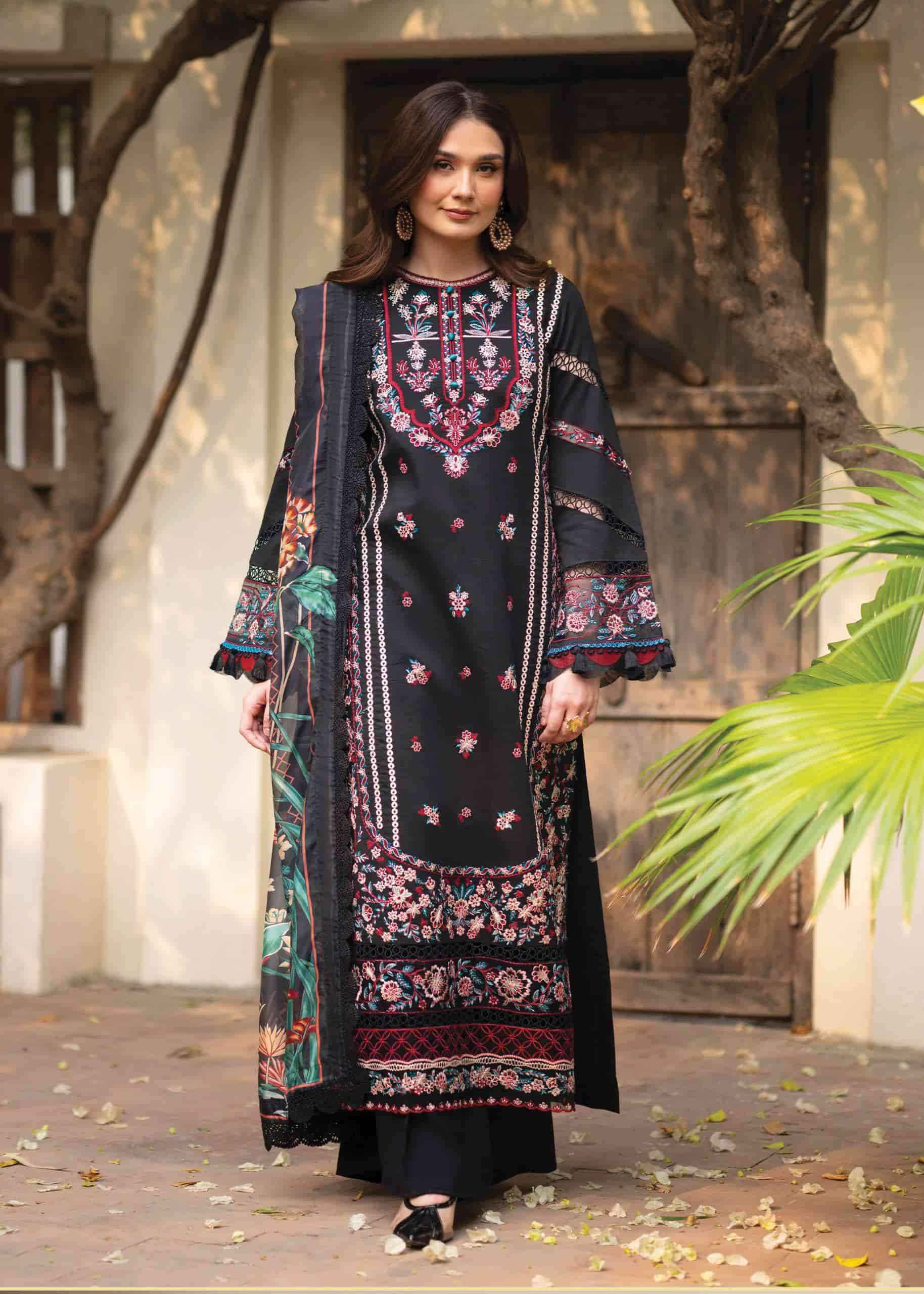 Aabyaan Ruhaniyat Vol 12 Exclusive Karachi Style Cotton Dress Material _ Wholesale Factory Rate ( 6 Pcs Catalog )