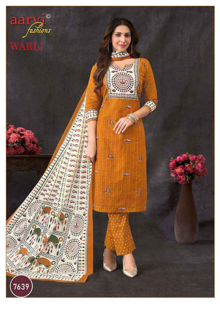 Aarvi Fashion Warli Vol 1 - Wholesale Pure Cotton Trendy Wear ( 6 Pcs Catalog )
