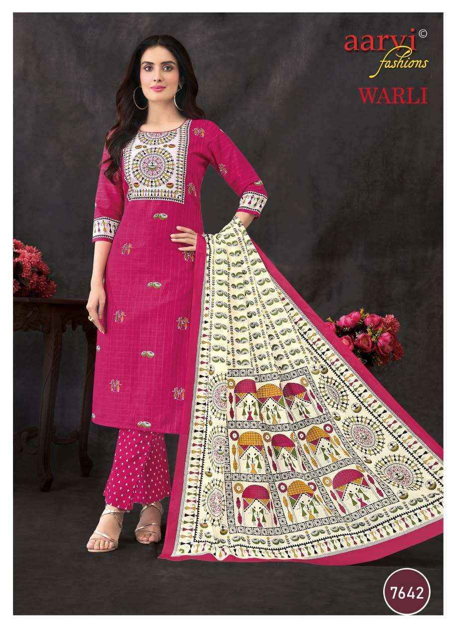 Aarvi Fashion Warli Vol 1 - Wholesale Pure Cotton Trendy Wear ( 6 Pcs Catalog )