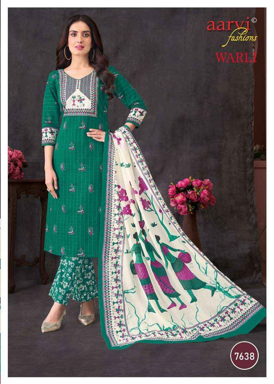 Aarvi Fashion Warli Vol 1 - Wholesale Pure Cotton Trendy Wear ( 6 Pcs Catalog )