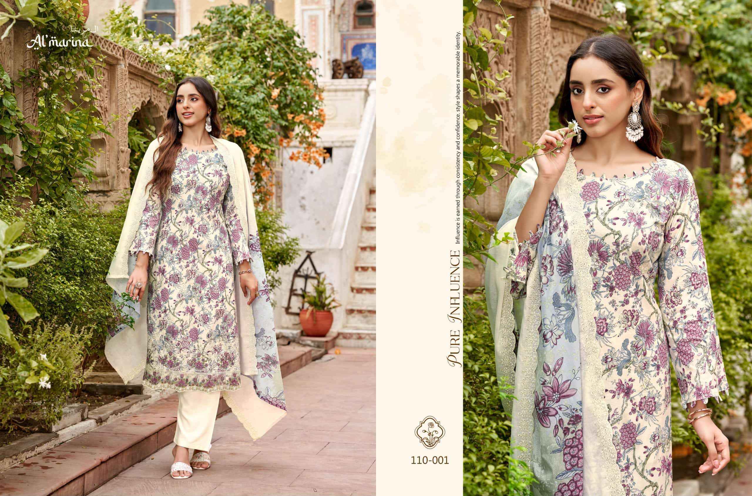 Al Marina Chikankari Vol 6 Premium Wear Cotton Dress Catalog Dealers
