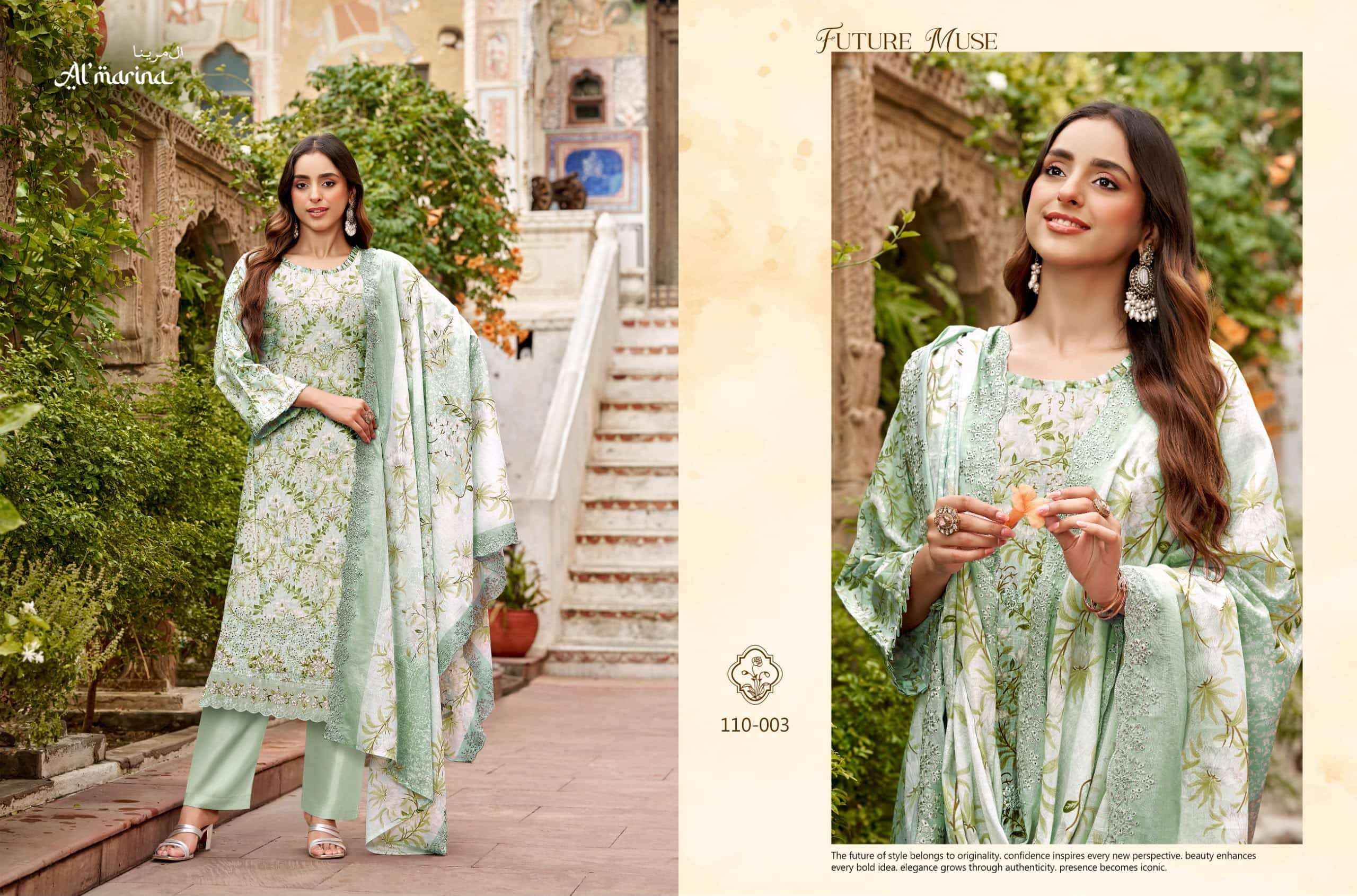 Al Marina Chikankari Vol 6 Premium Wear Cotton Dress Catalog Dealers