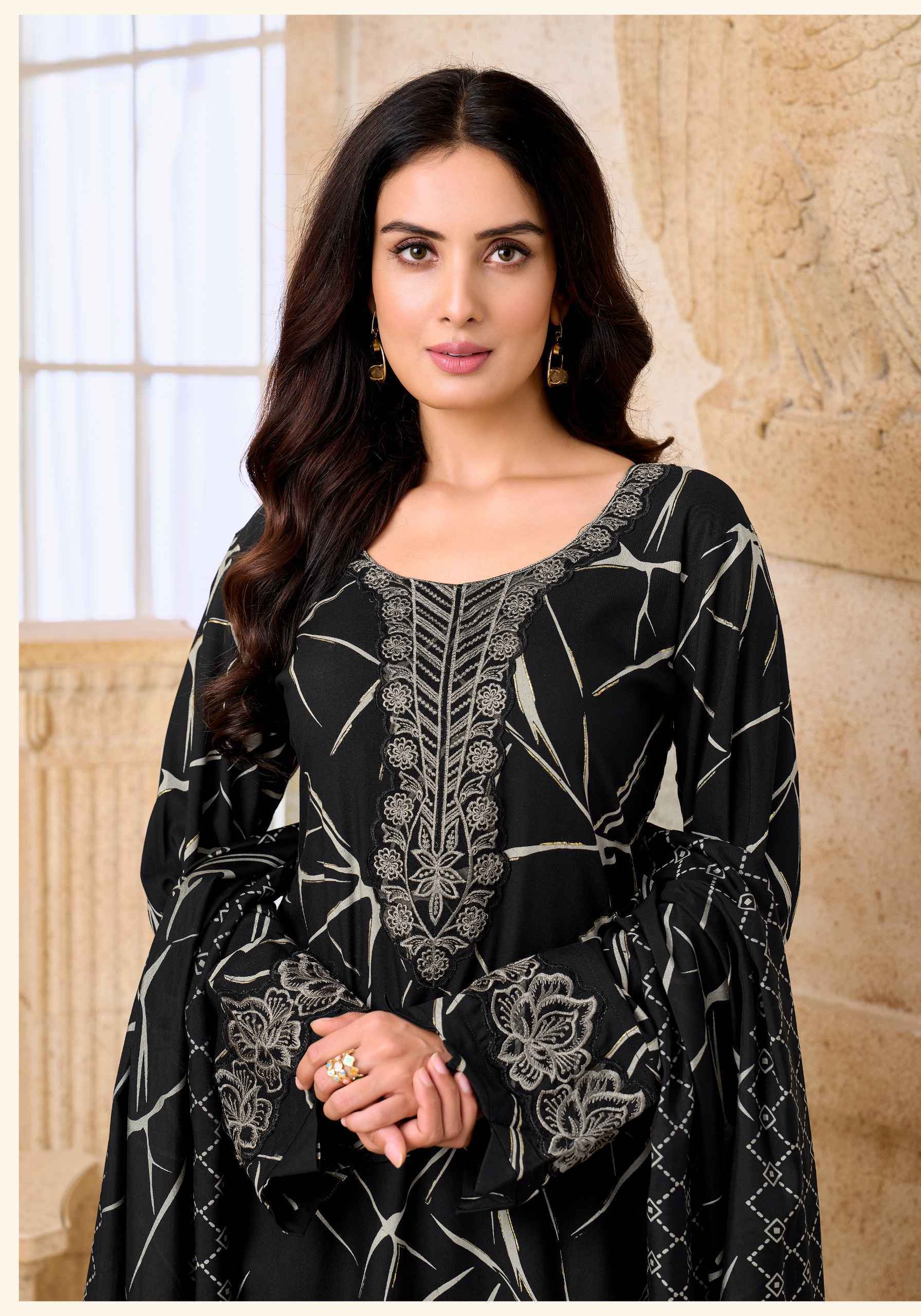 Alok Apple Cut - Viscose Reyon Dress Material - Wholesale Market Surat ( 6 pcs Catalog )