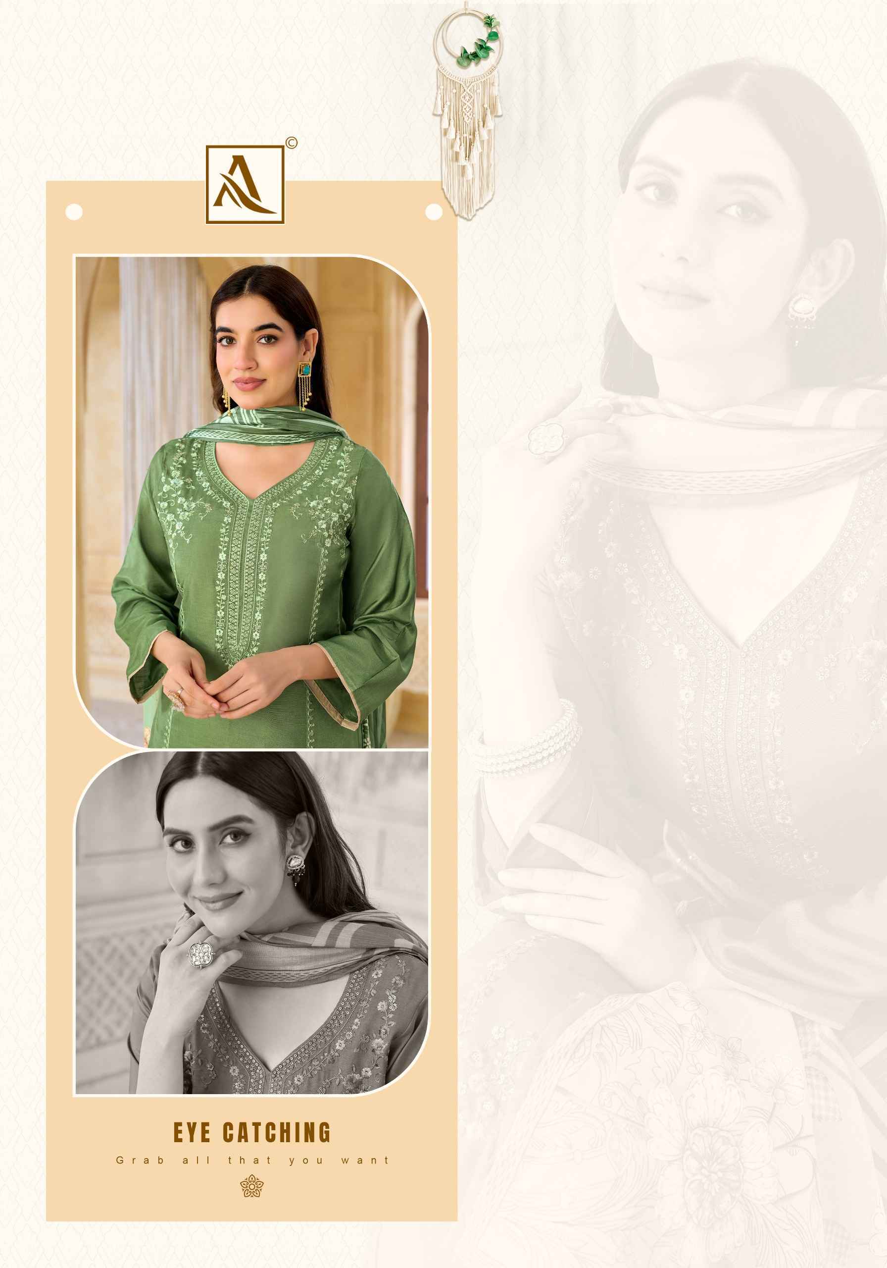 Alok Desi Girl Edition 6 Wholesale Price | Maslin Suits 4 Pcs Set