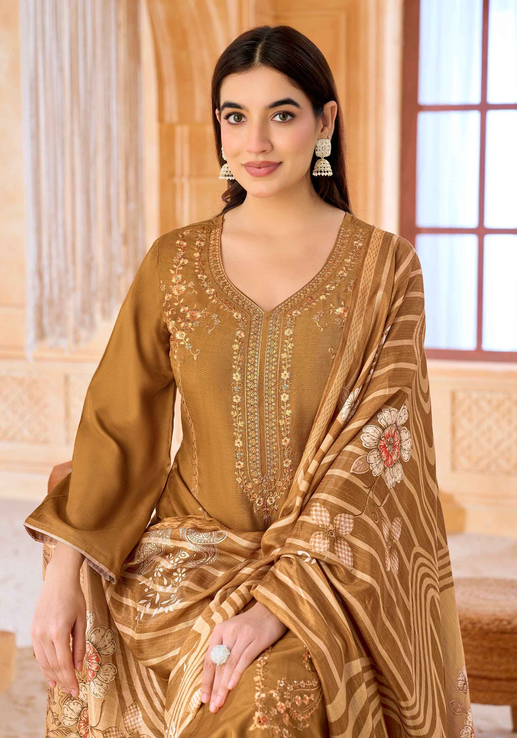 Alok Desi Girl Edition 6 Wholesale Price | Maslin Suits 4 Pcs Set