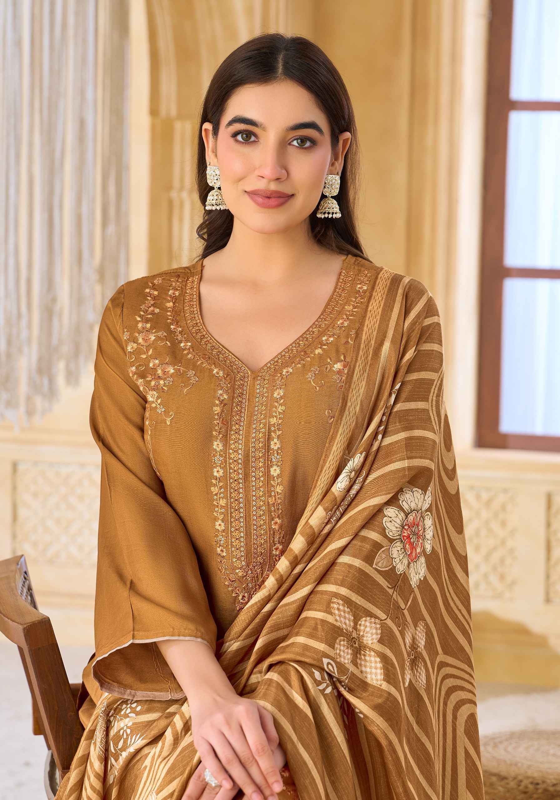 Alok Desi Girl Edition 6 Wholesale Price | Maslin Suits 4 Pcs Set