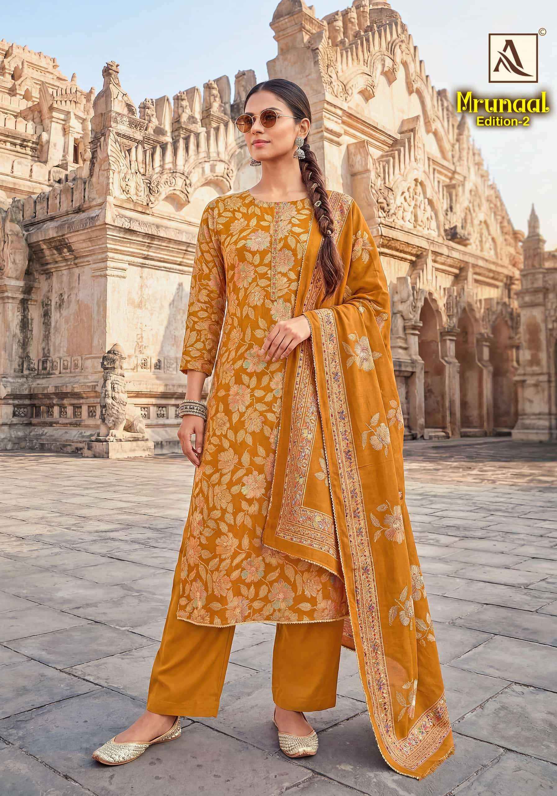 Alok Suit Mrunaal Edition 2 - Ladies Suit wholesale Price ( 4 Pcs Catalog )