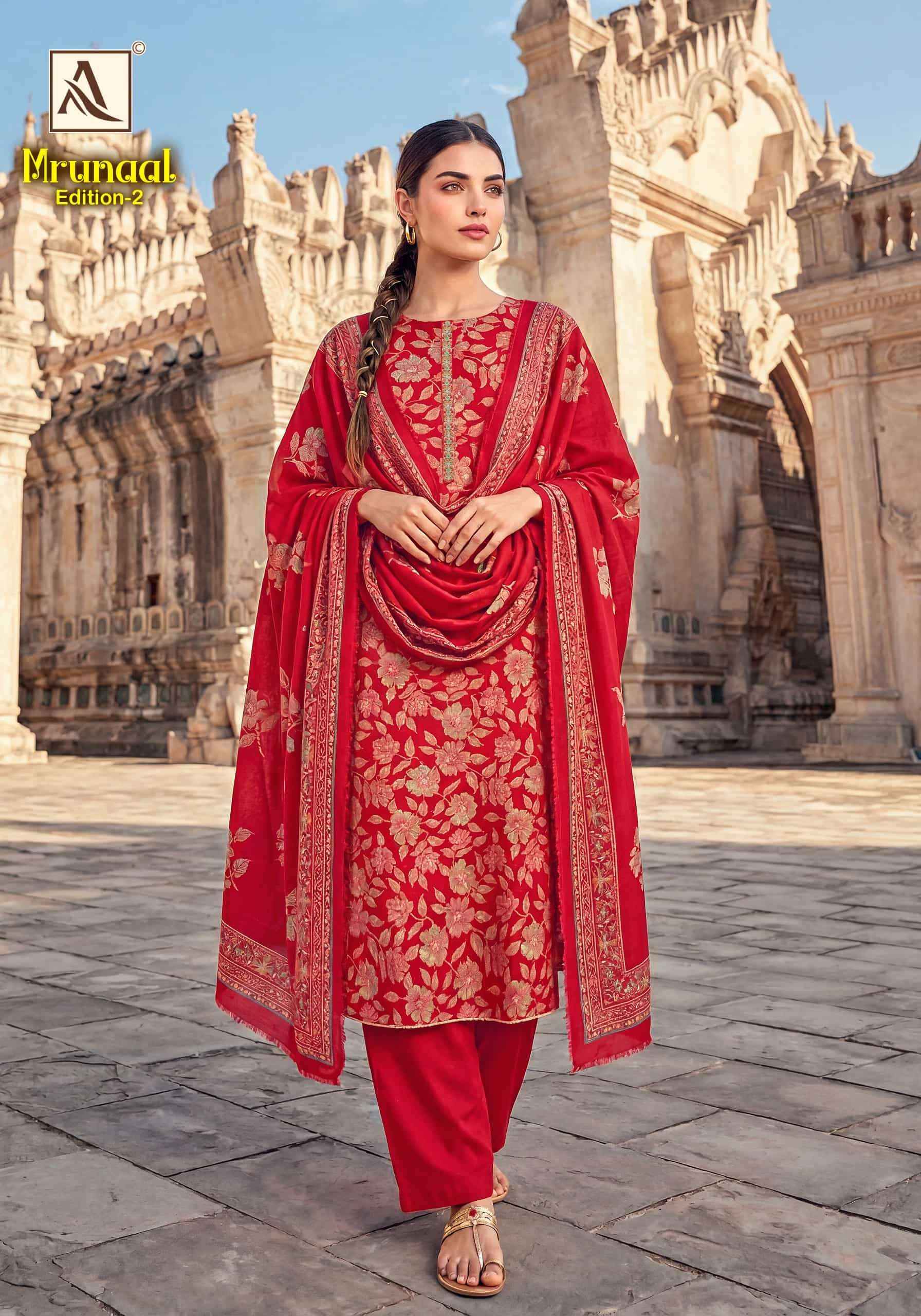 Alok Suit Mrunaal Edition 2 - Ladies Suit wholesale Price ( 4 Pcs Catalog )