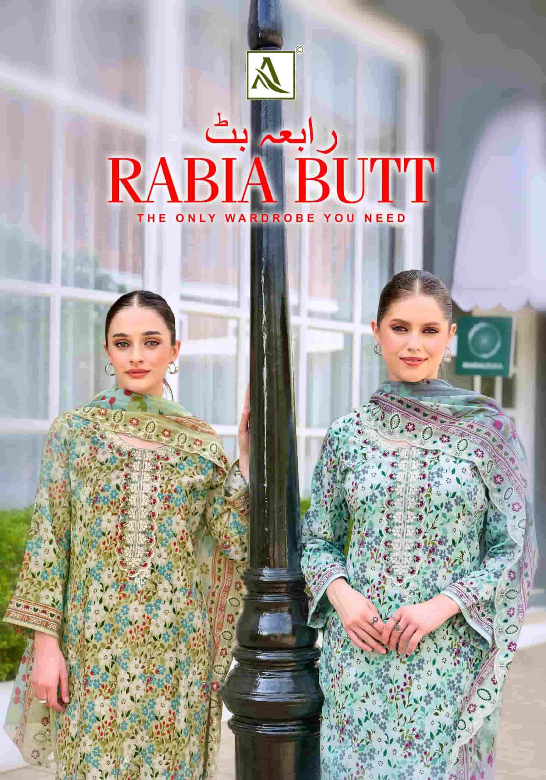 Alok Suit Rabia Butt - Cotton Dress Material Wholesale Factory ( 8 Pcs Pcs Catalog )