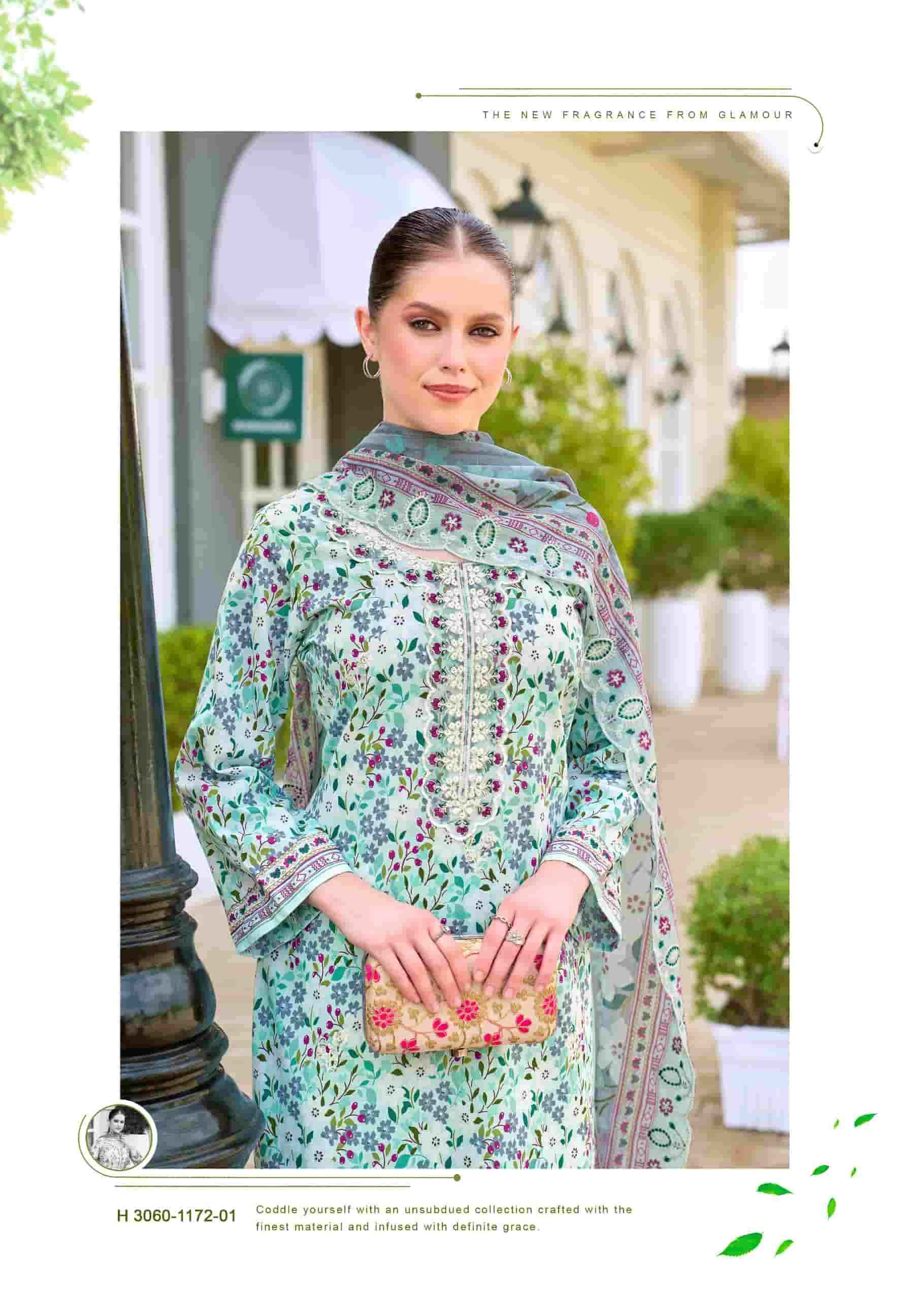 Alok Suit Rabia Butt - Cotton Dress Material Wholesale Factory ( 8 Pcs Pcs Catalog )