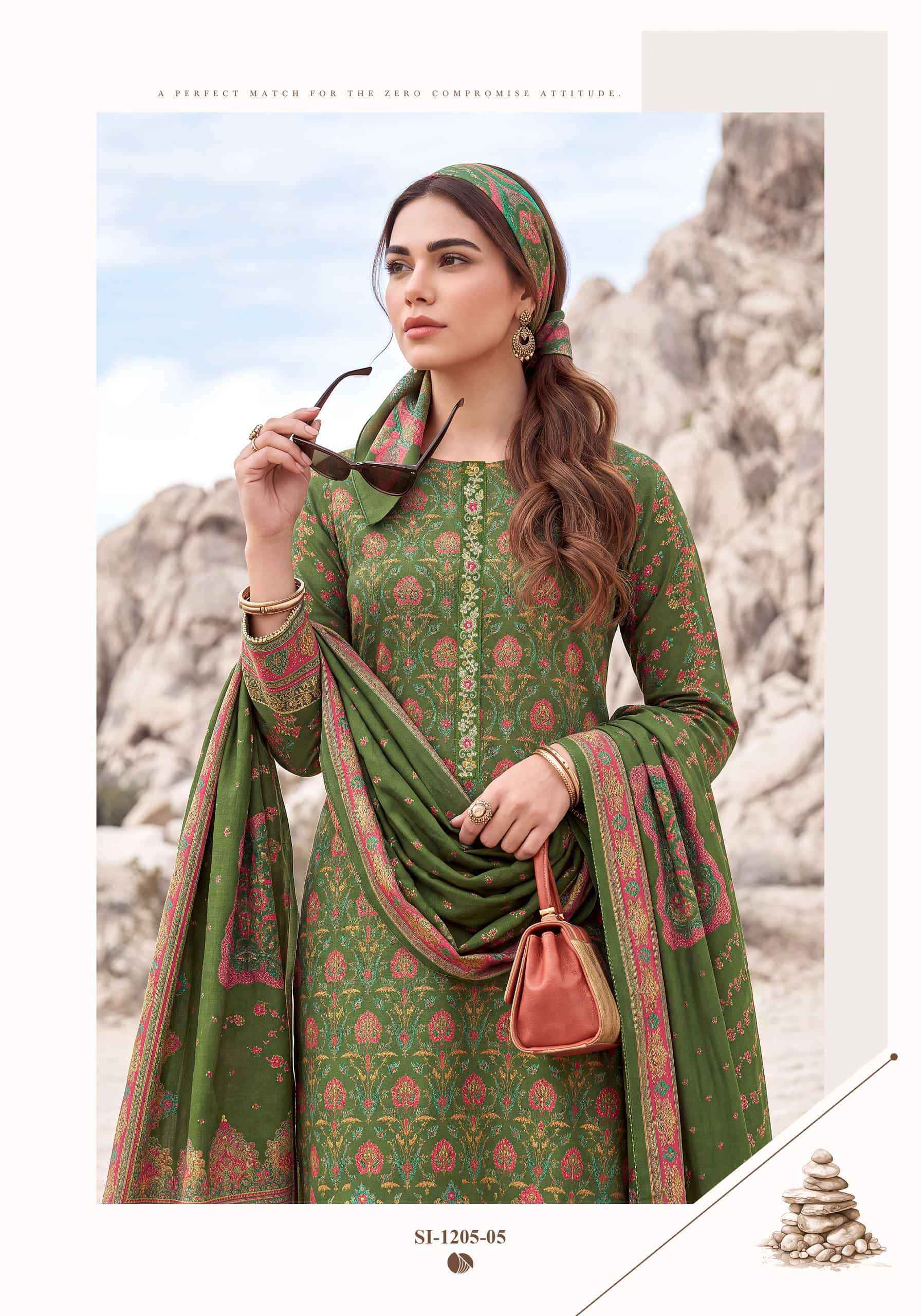 Alok Suit Royal Mastani Fancy Wear Ladies Dress Material _ Wholesale Factory Rate ( 6 Pcs Catalog )