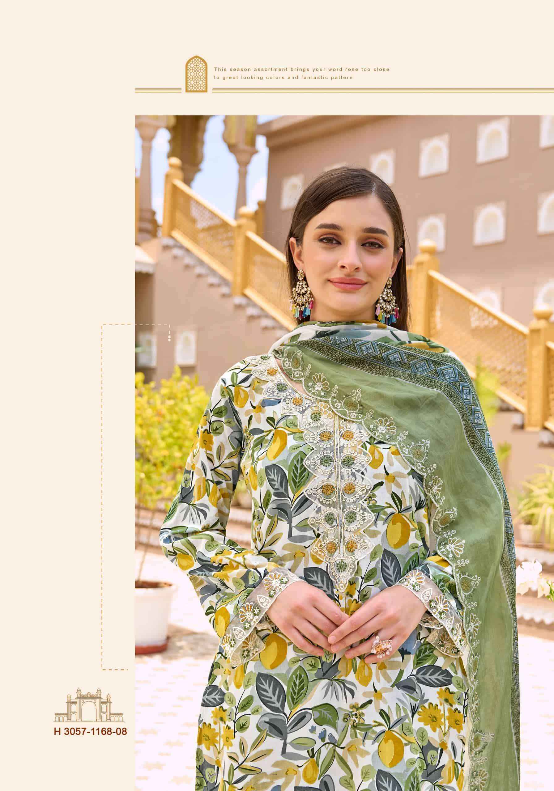 Alok Suit Sabeeka Imam Latest Designs Cotton Dress Material _ Wholesale Factory Rate ( 8 Pcs Catalog )