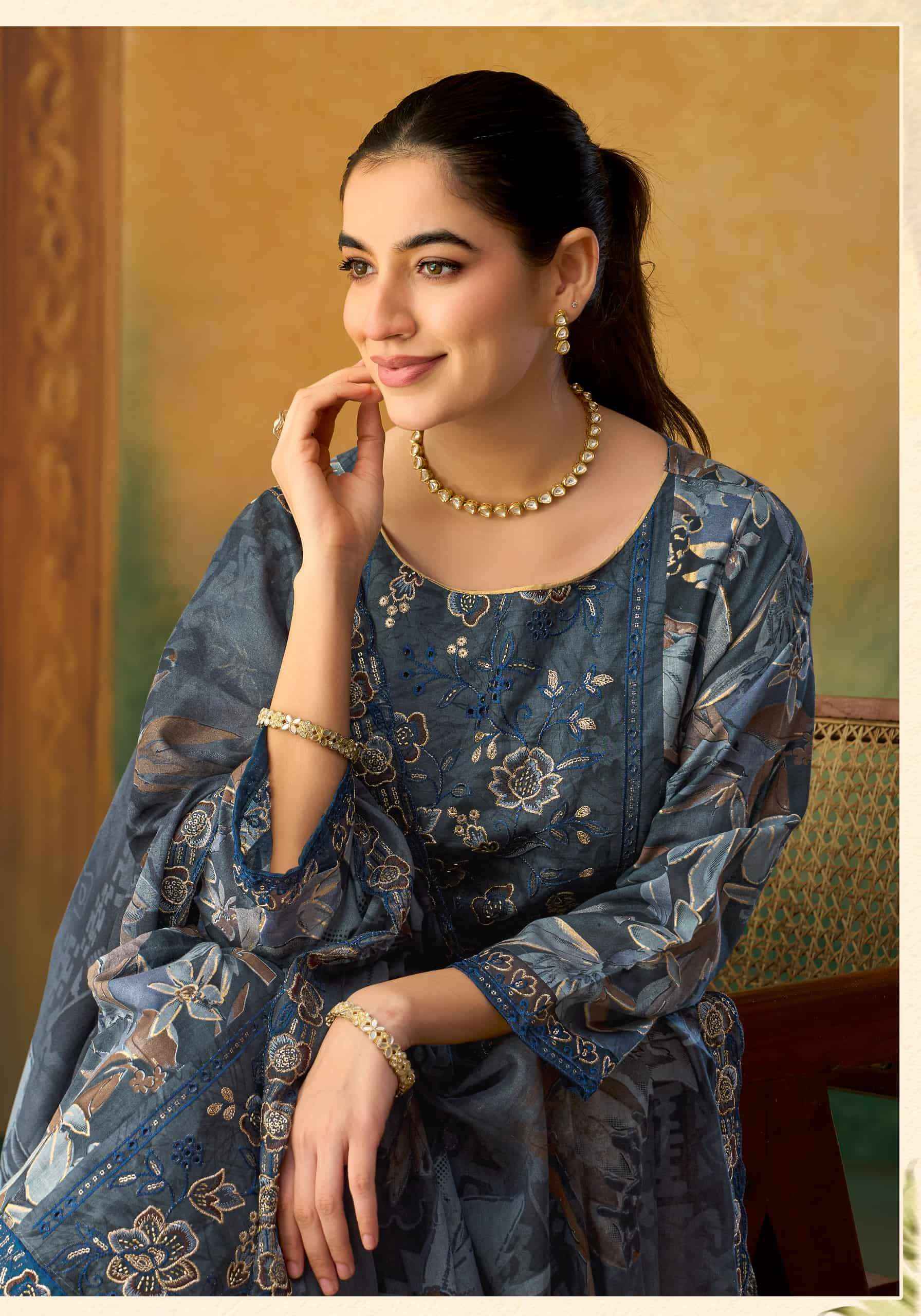 Alok Suit Sana And Sara Edition 2 - Alok Suit Latest Catalog Wholesale Price ( 6 Pcs Catalog )