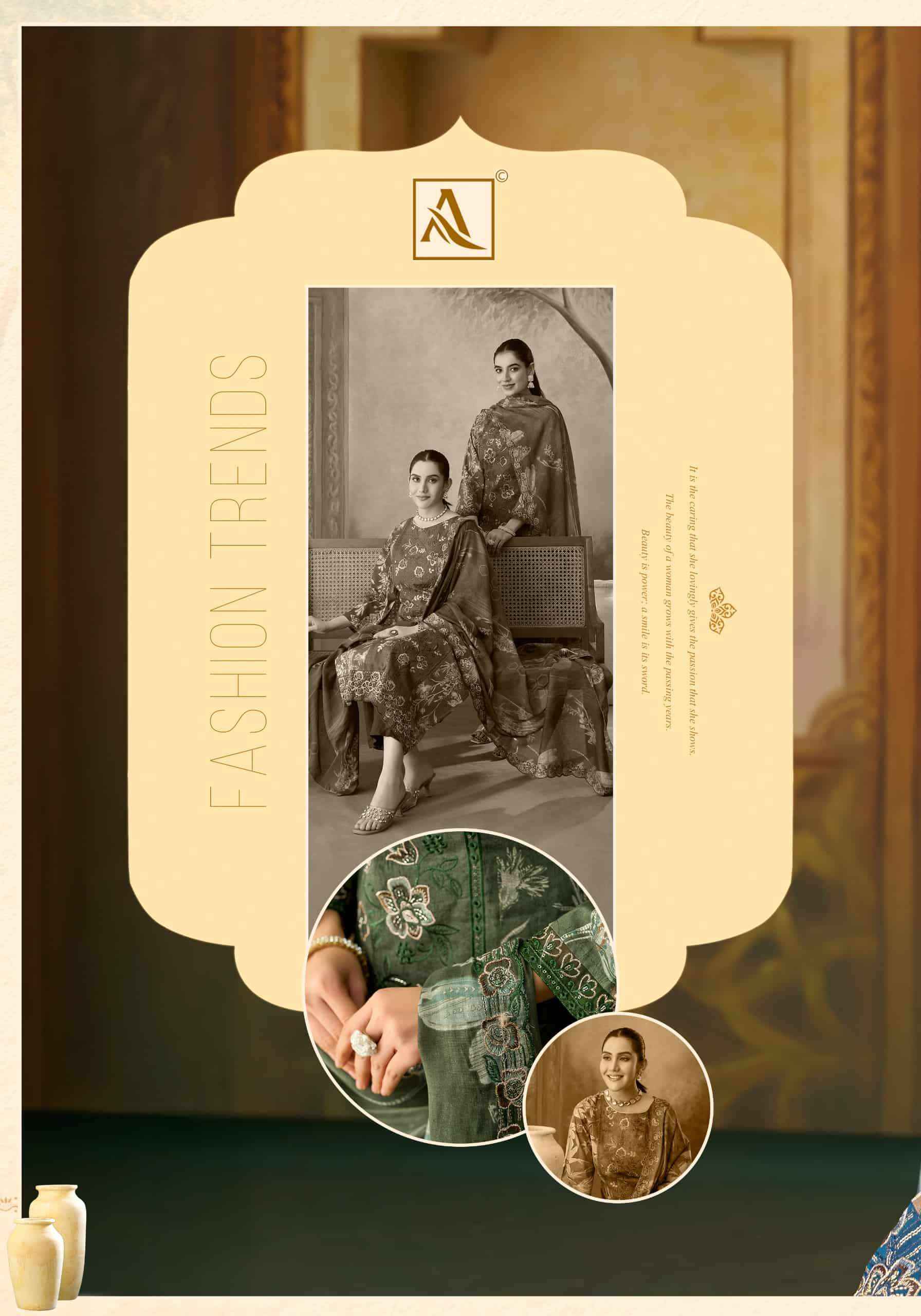 Alok Suit Sana And Sara Edition 2 - Alok Suit Latest Catalog Wholesale Price ( 6 Pcs Catalog )