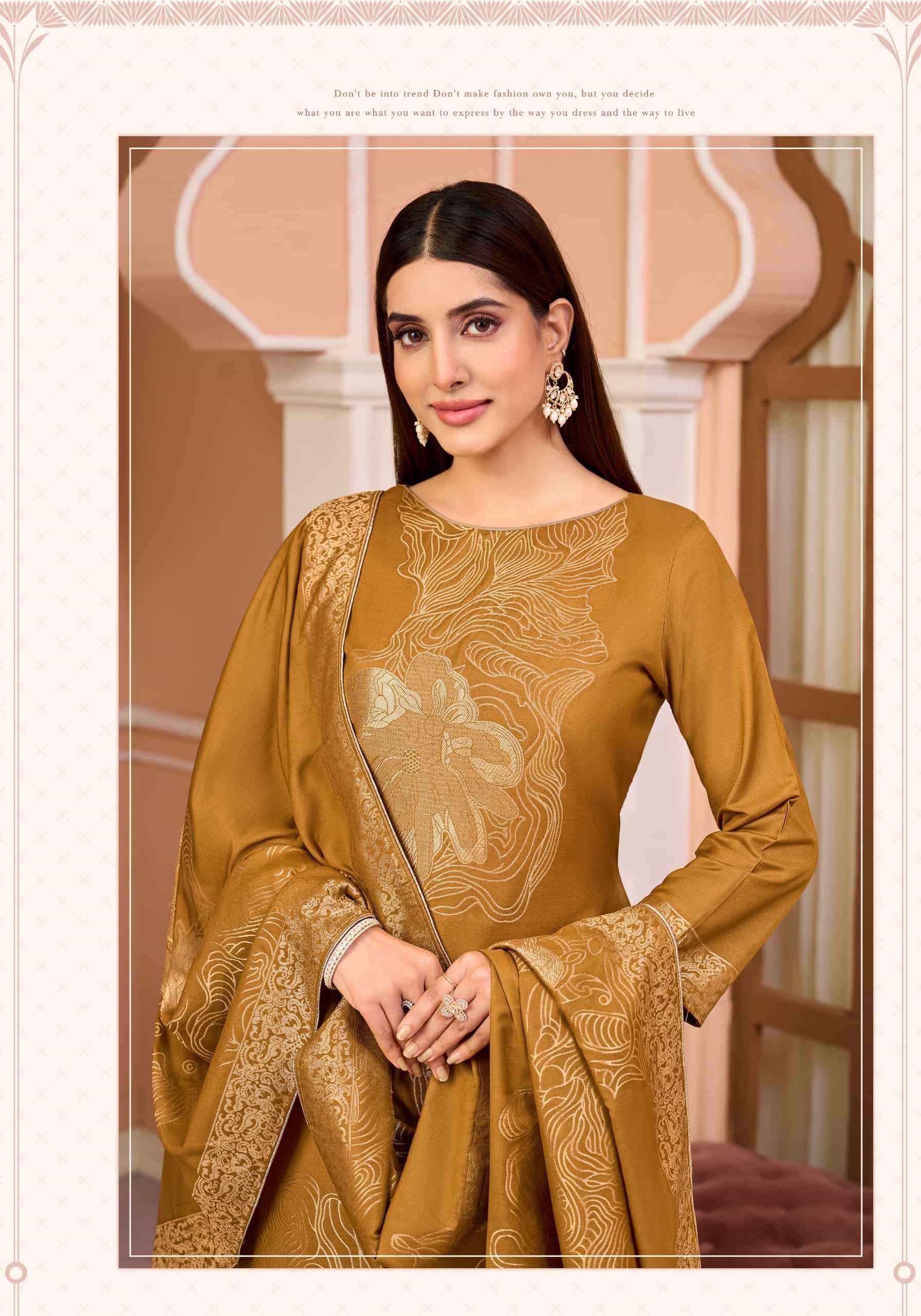 Alok Suit Sargun Edition 7 - Wholesale Muslin Jacquard Dresses ( 6 Pcs Catalog )
