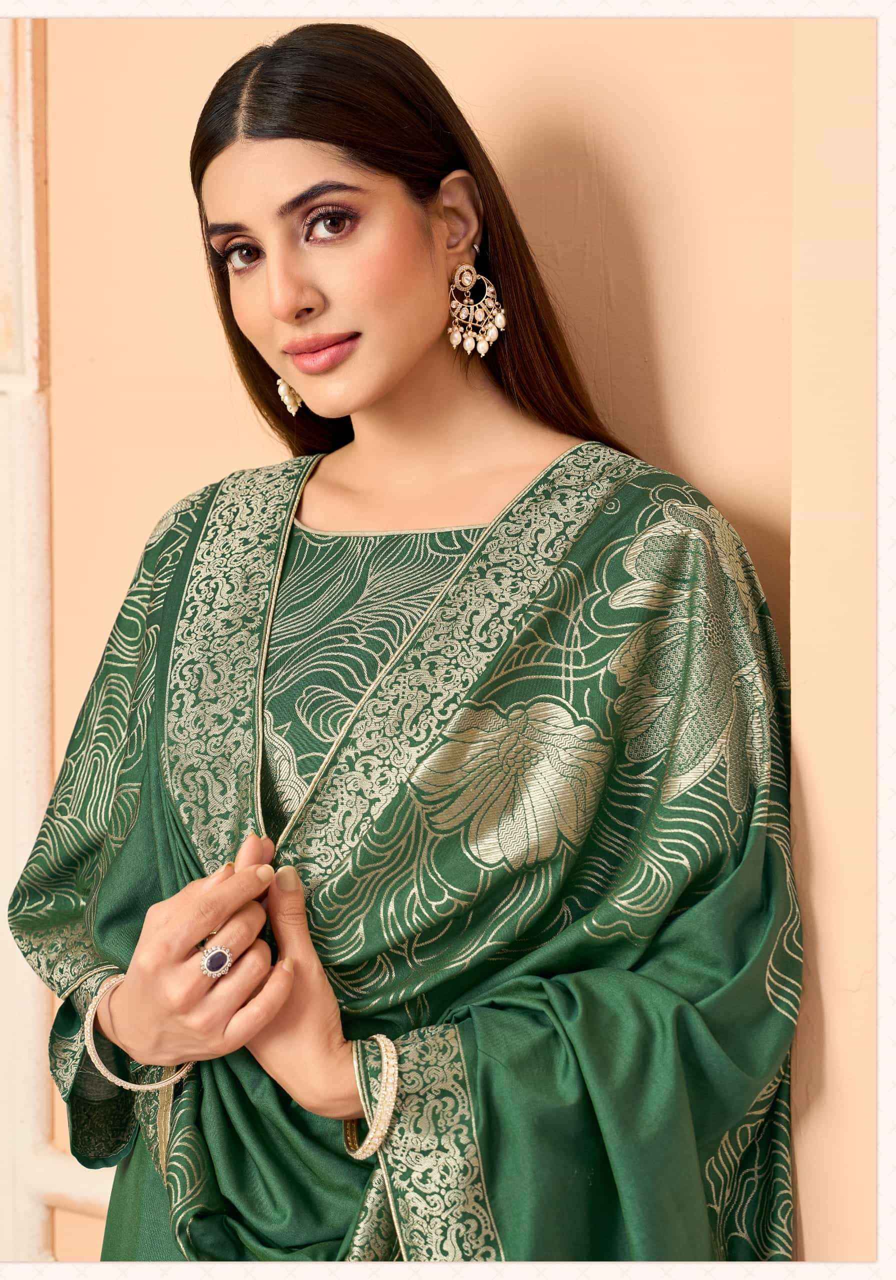 Alok Suit Sargun Edition 7 - Wholesale Muslin Jacquard Dresses ( 6 Pcs Catalog )