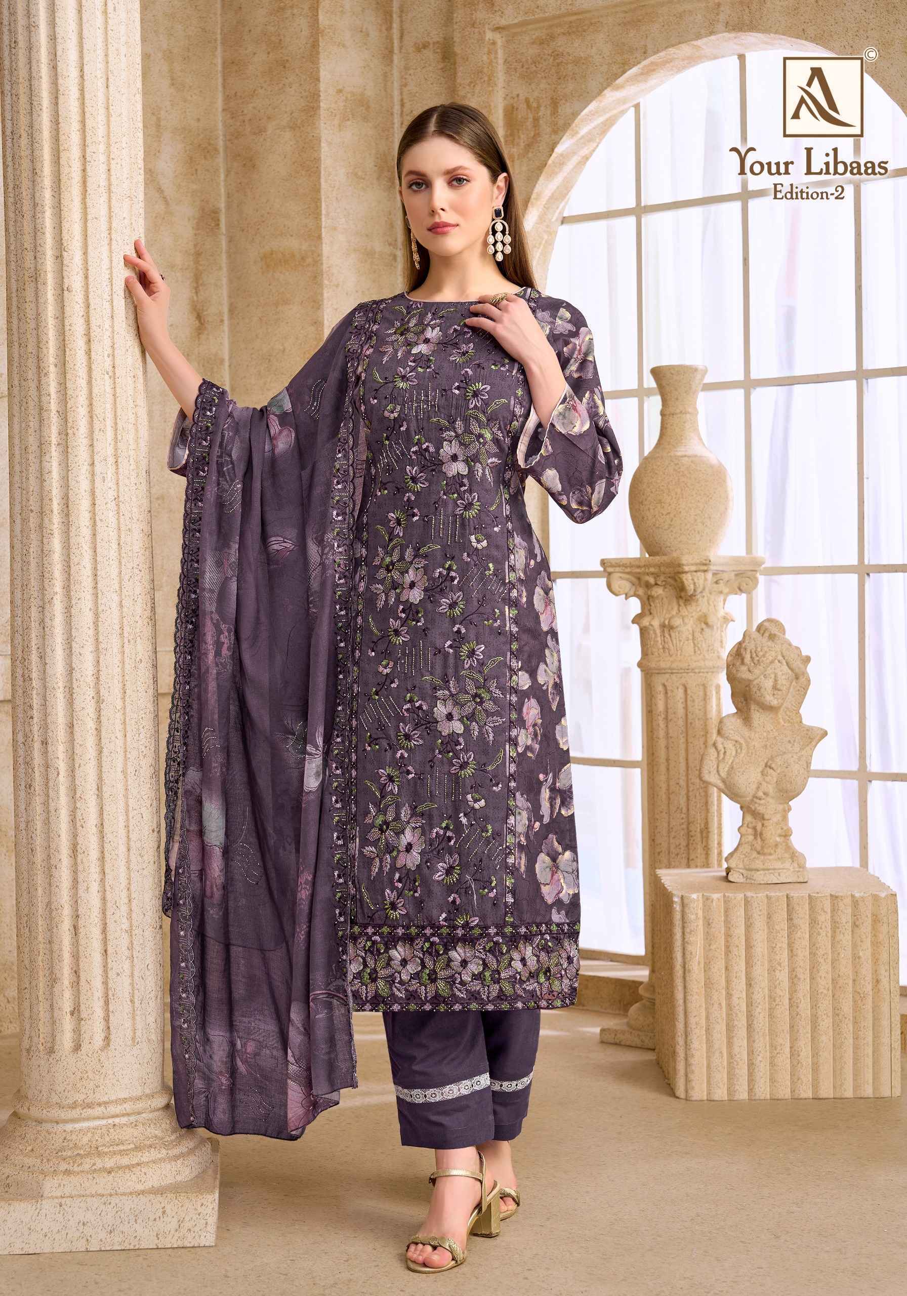 Alok Your Libaas Edition 2 Cambric Cotton Dress Material - Wholesale Catalog Surat ( 6 pcs Catalog )