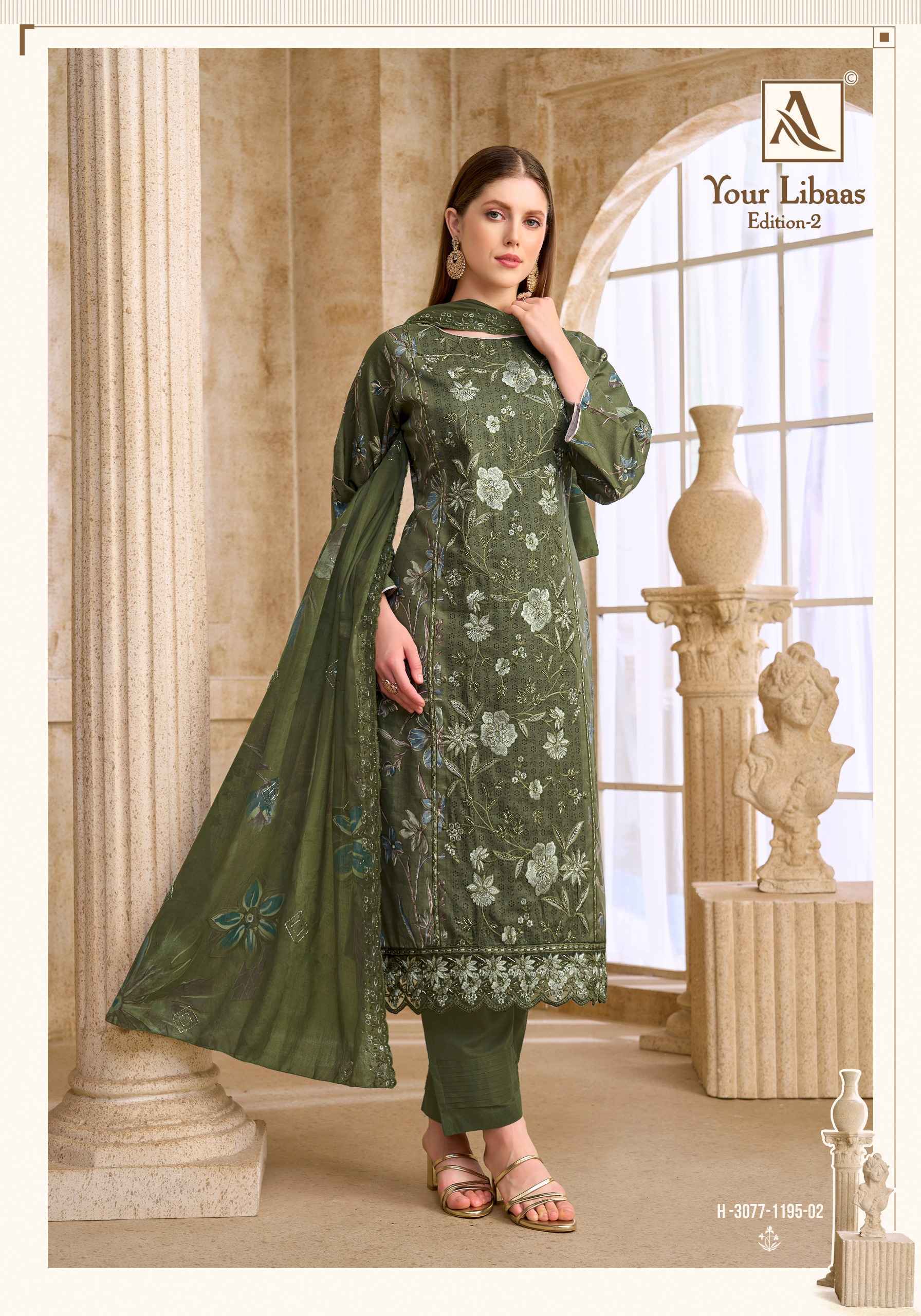 Alok Your Libaas Edition 2 Cambric Cotton Dress Material - Wholesale Catalog Surat ( 6 pcs Catalog )