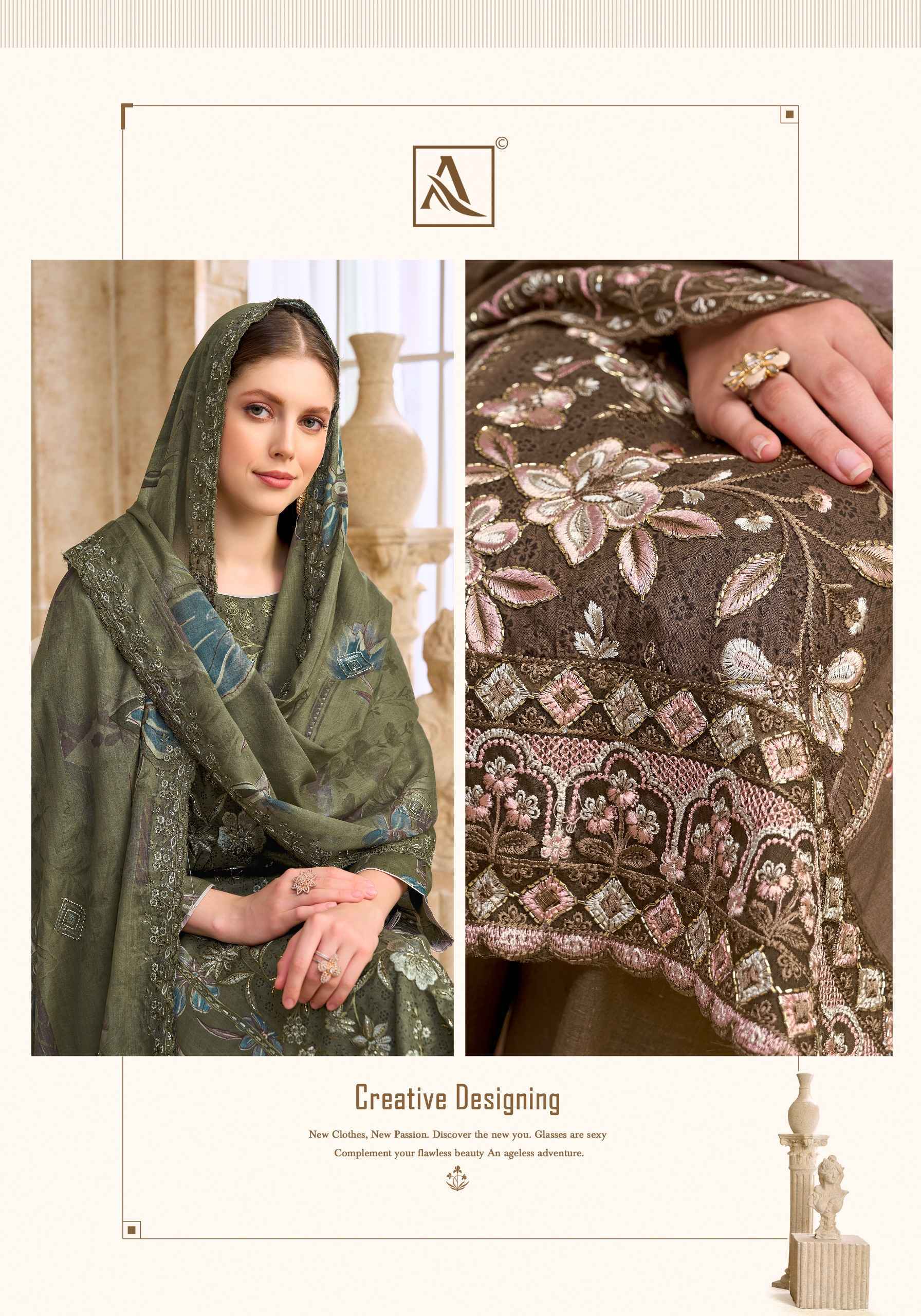 Alok Your Libaas Edition 2 Cambric Cotton Dress Material - Wholesale Catalog Surat ( 6 pcs Catalog )