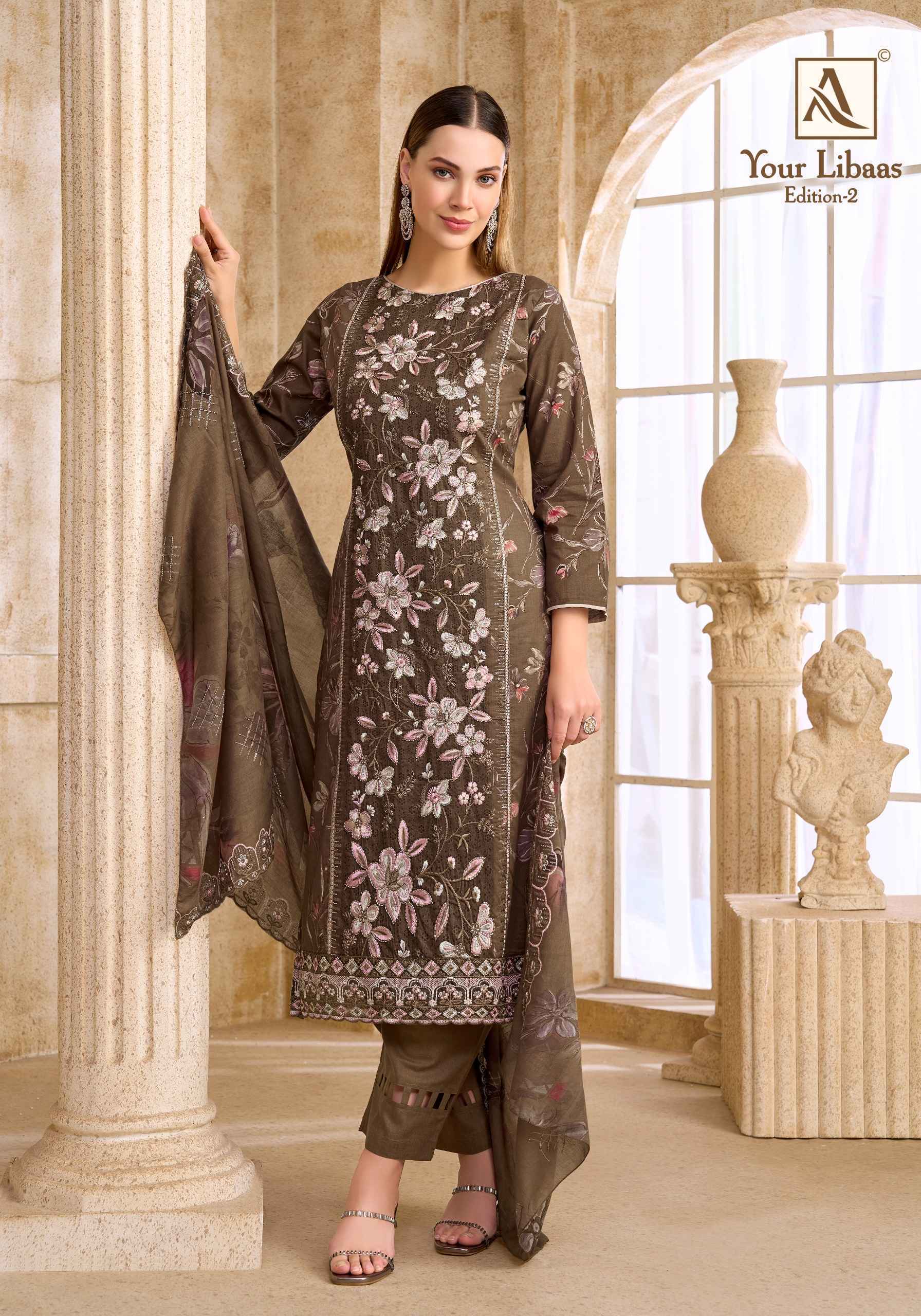Alok Your Libaas Edition 2 Cambric Cotton Dress Material - Wholesale Catalog Surat ( 6 pcs Catalog )