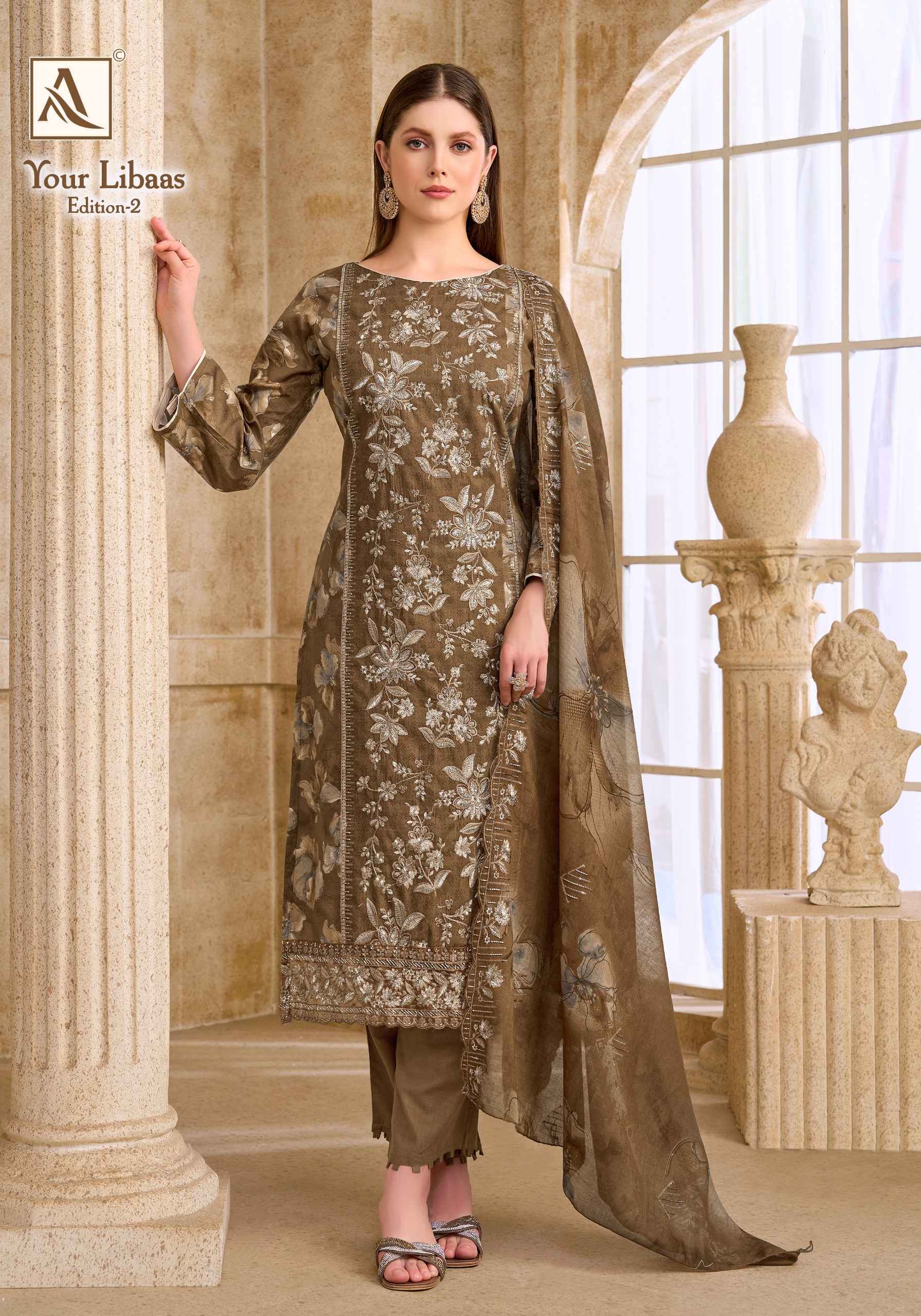 Alok Your Libaas Edition 2 Cambric Cotton Dress Material - Wholesale Catalog Surat ( 6 pcs Catalog )