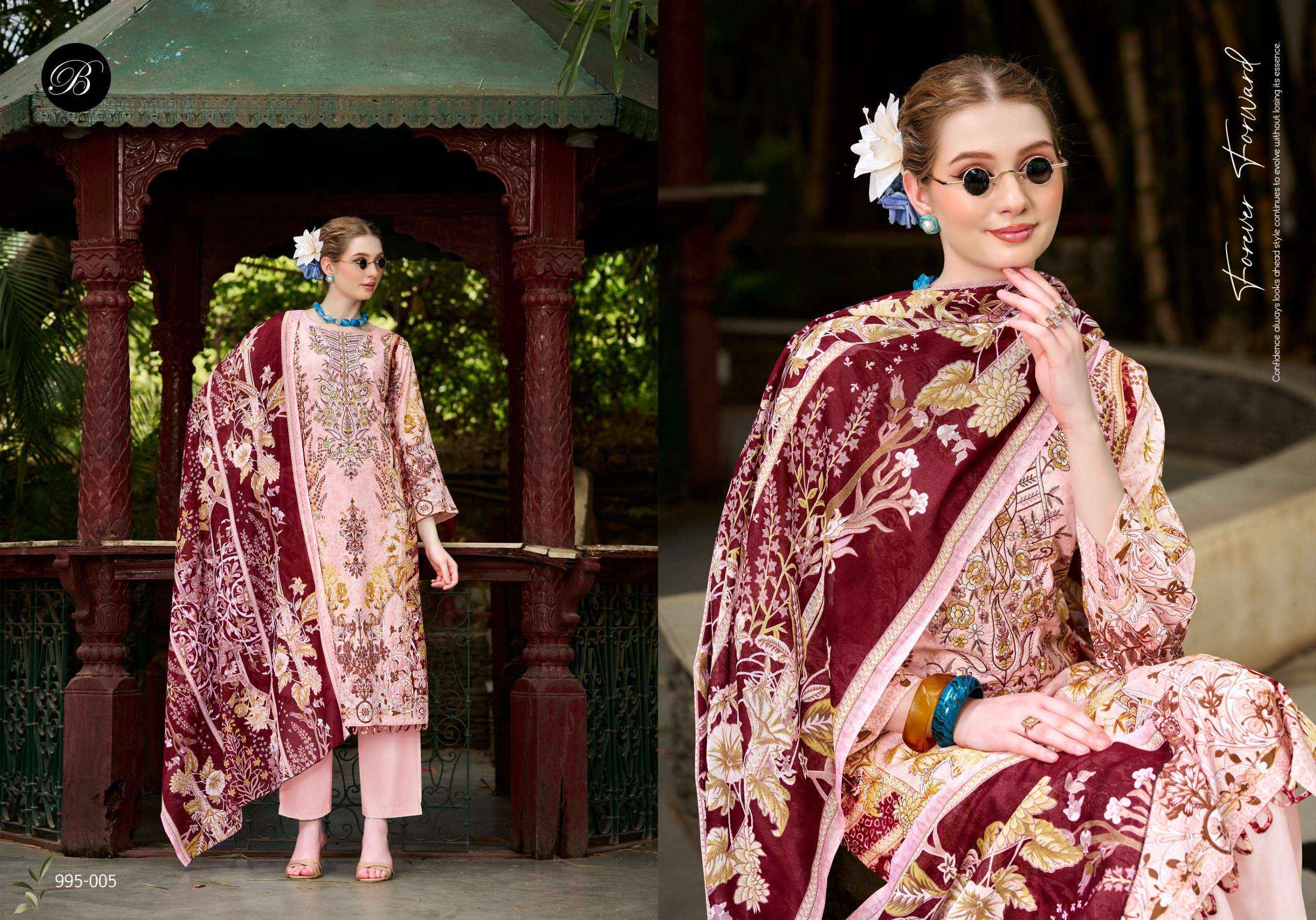 Belliza Naira Vol 153 - Cotton Dress Material Wholesale Price ( 8 pcs Catalog )