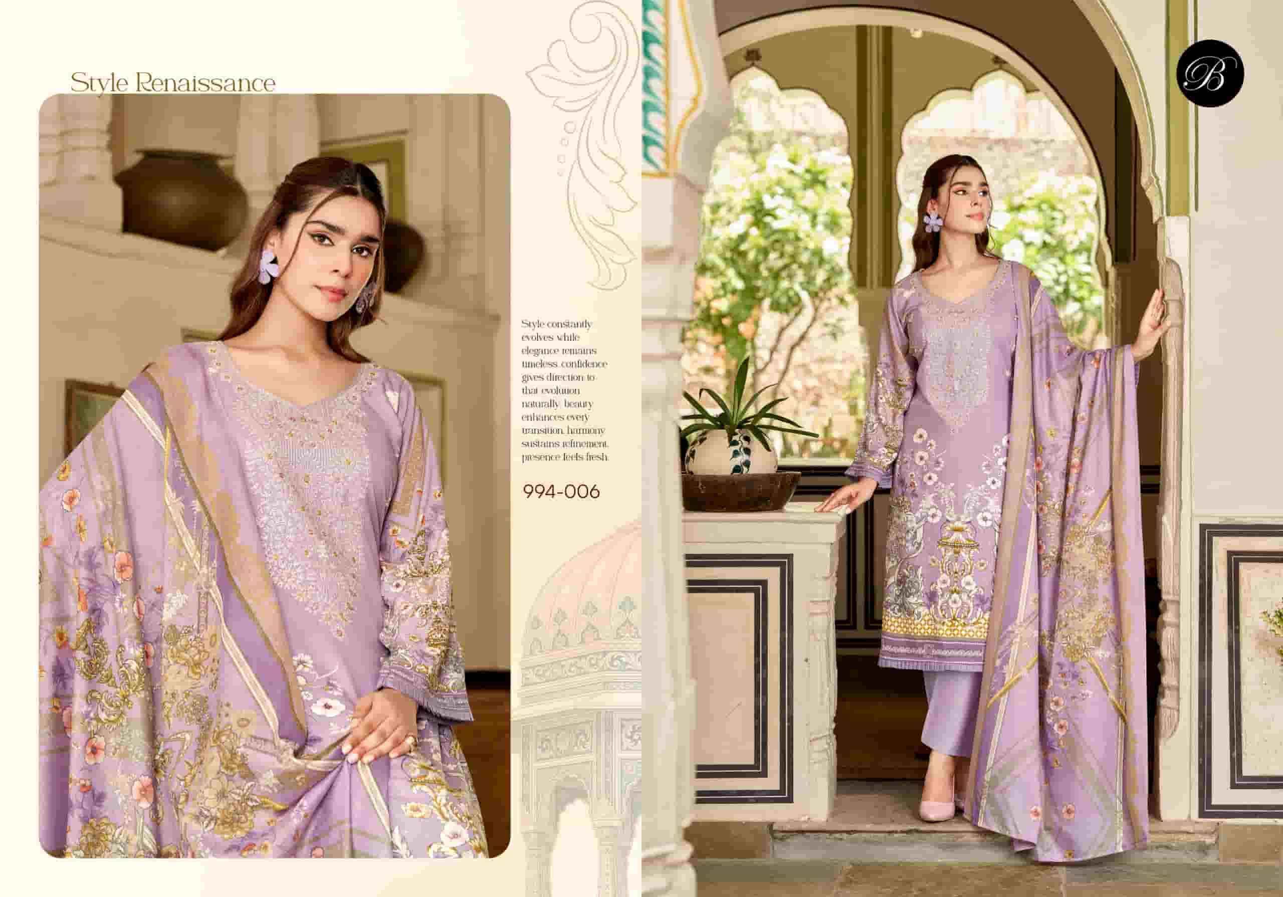 Belliza Riwayat Vol 19 Premium Rayon Dress Material _ Wholesale Factory Rate ( 8 Pcs Catalog )